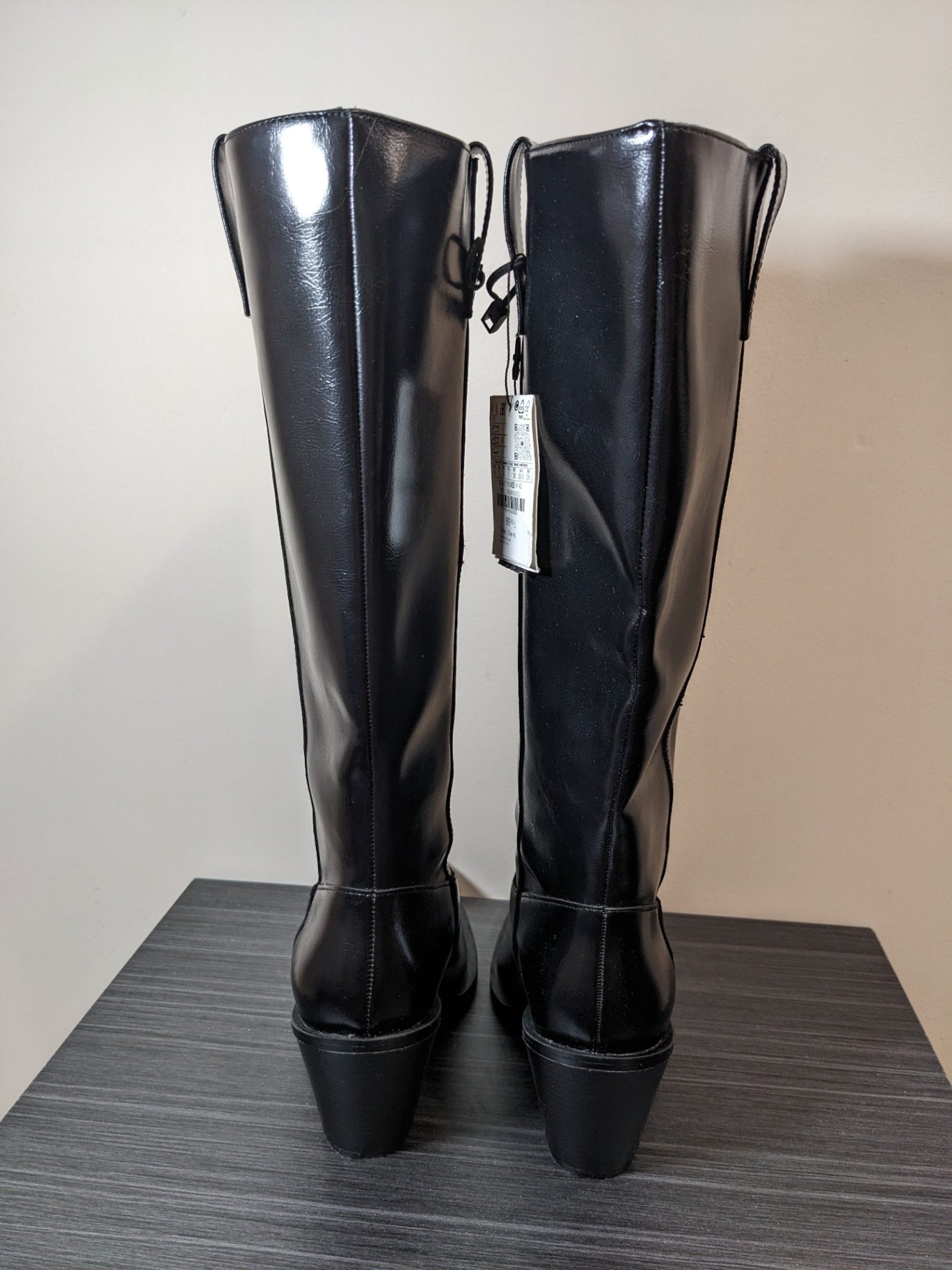 NWT Zara Black Boots - sz 9