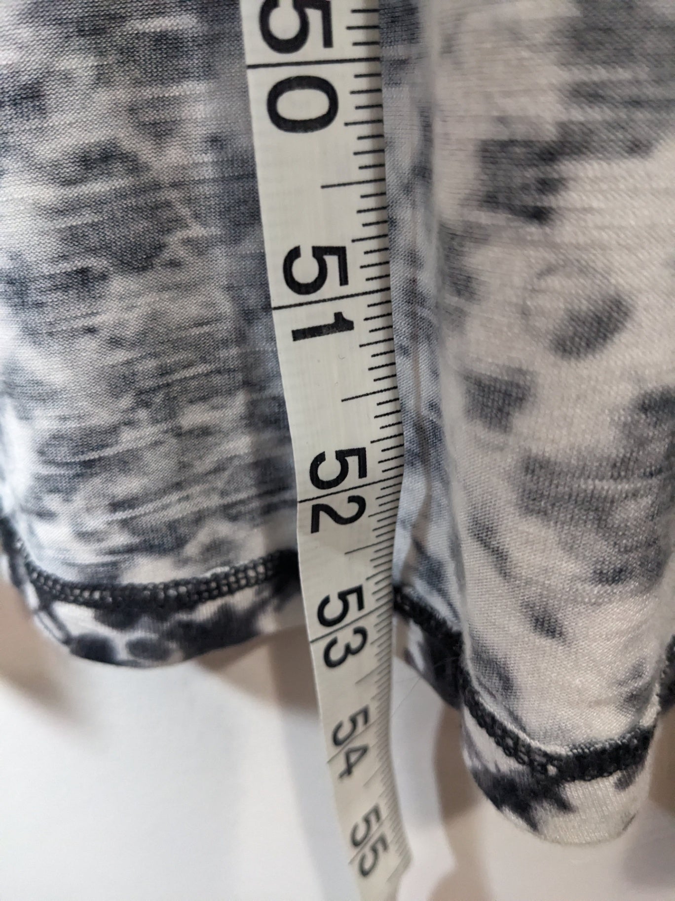 George Black & White Pattern High Low Dress - S