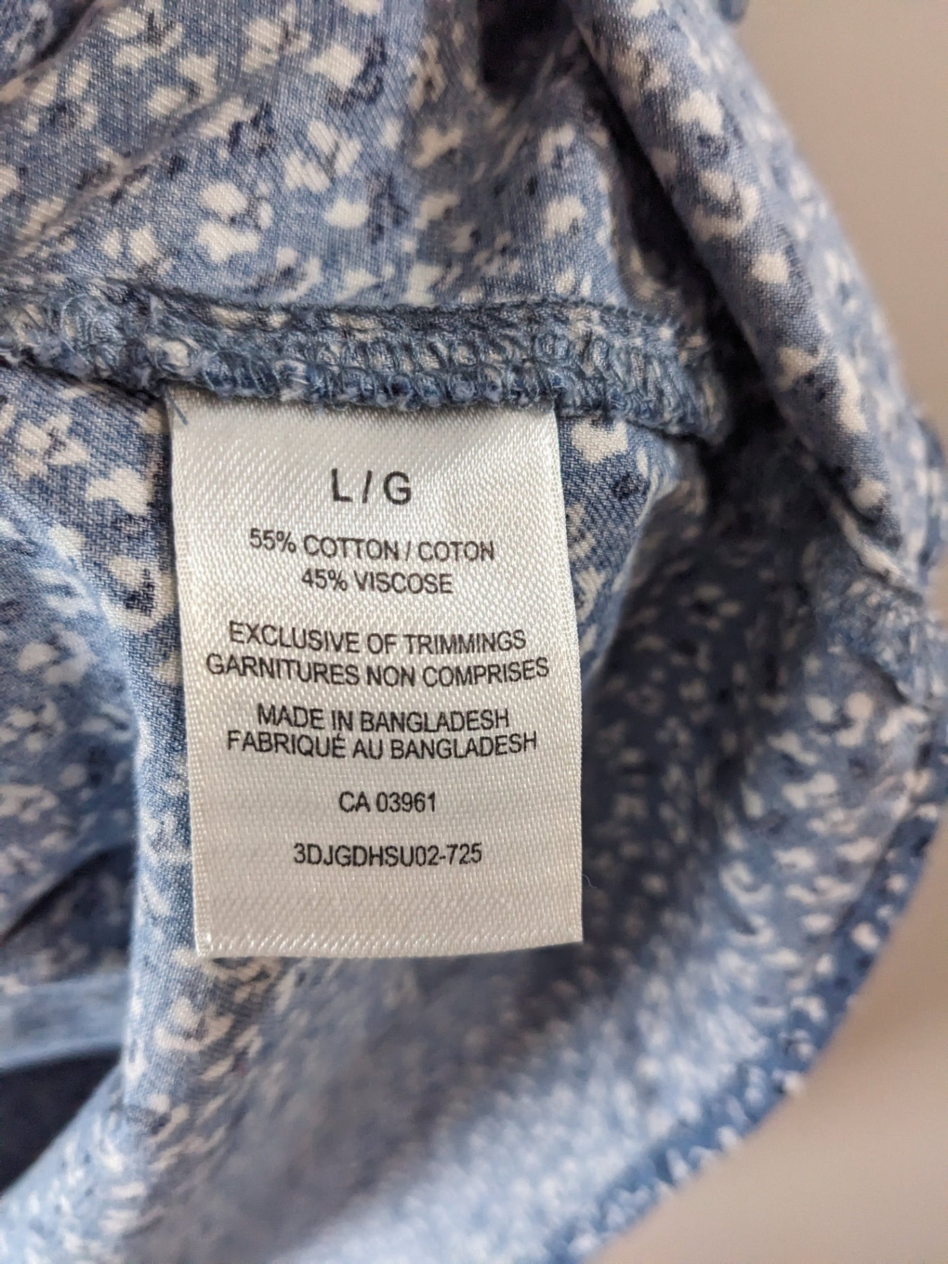 Denver Hayes Blue Floral Dress - L