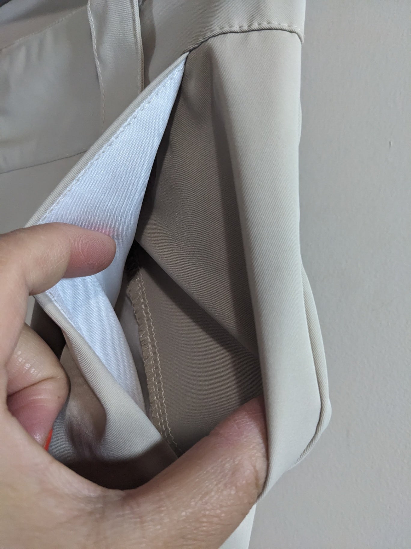 Cream Pants - appears small