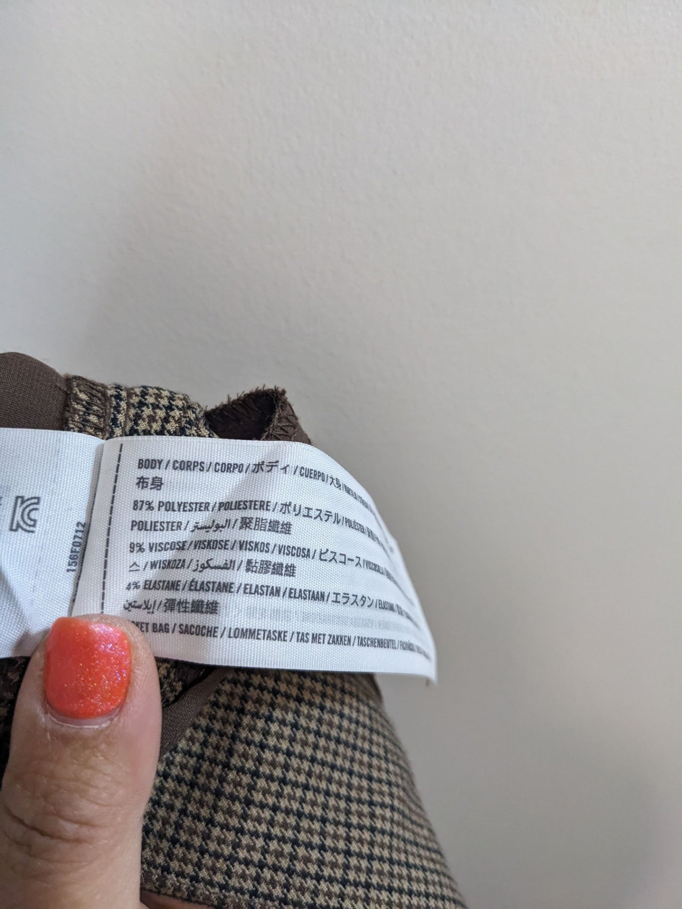 Abercrombie & Fitch Brown Plaid Sloane Pants - sz 27