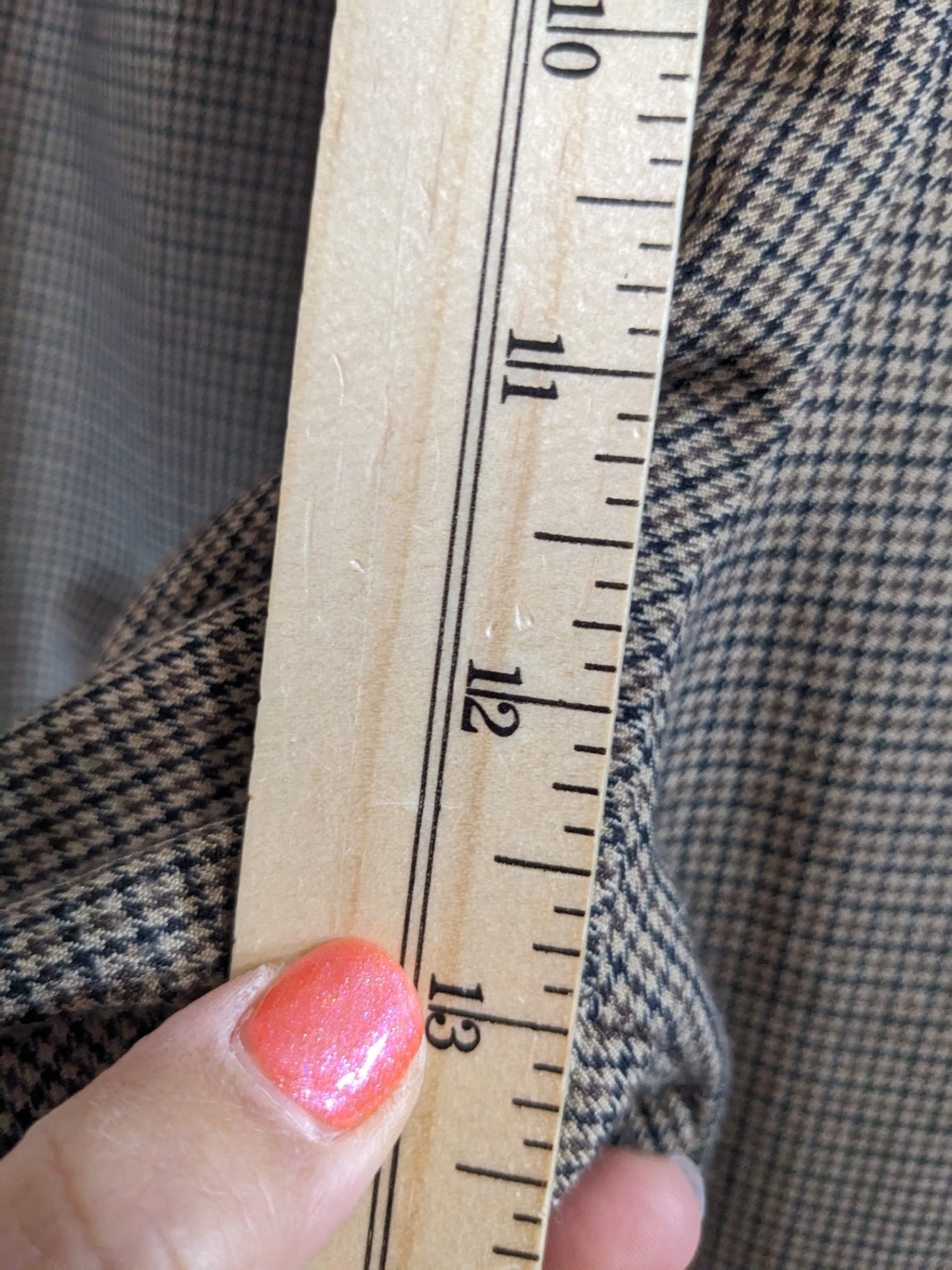 Abercrombie & Fitch Brown Plaid Sloane Pants - sz 27