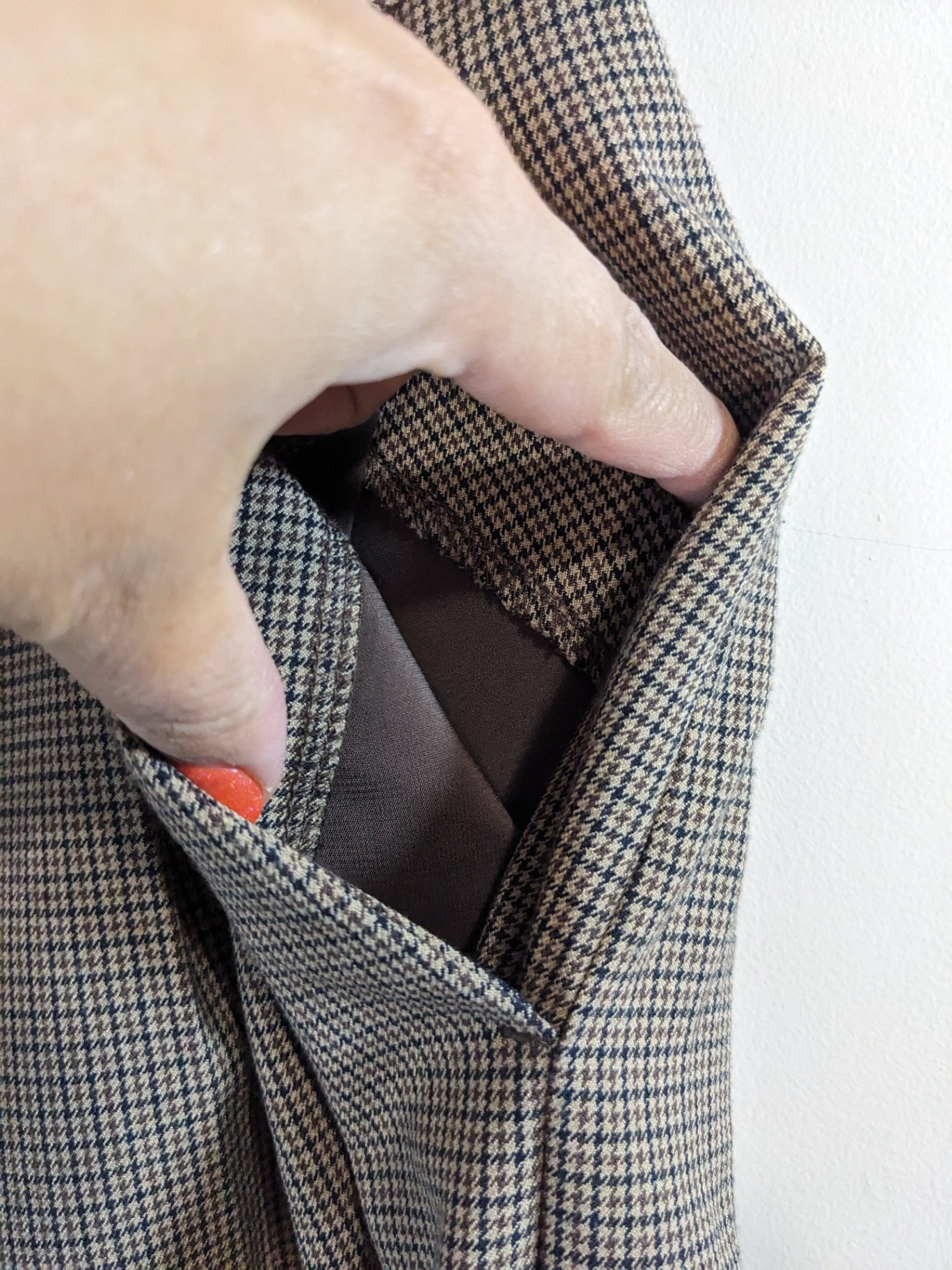 Abercrombie & Fitch Brown Plaid Sloane Pants - sz 27