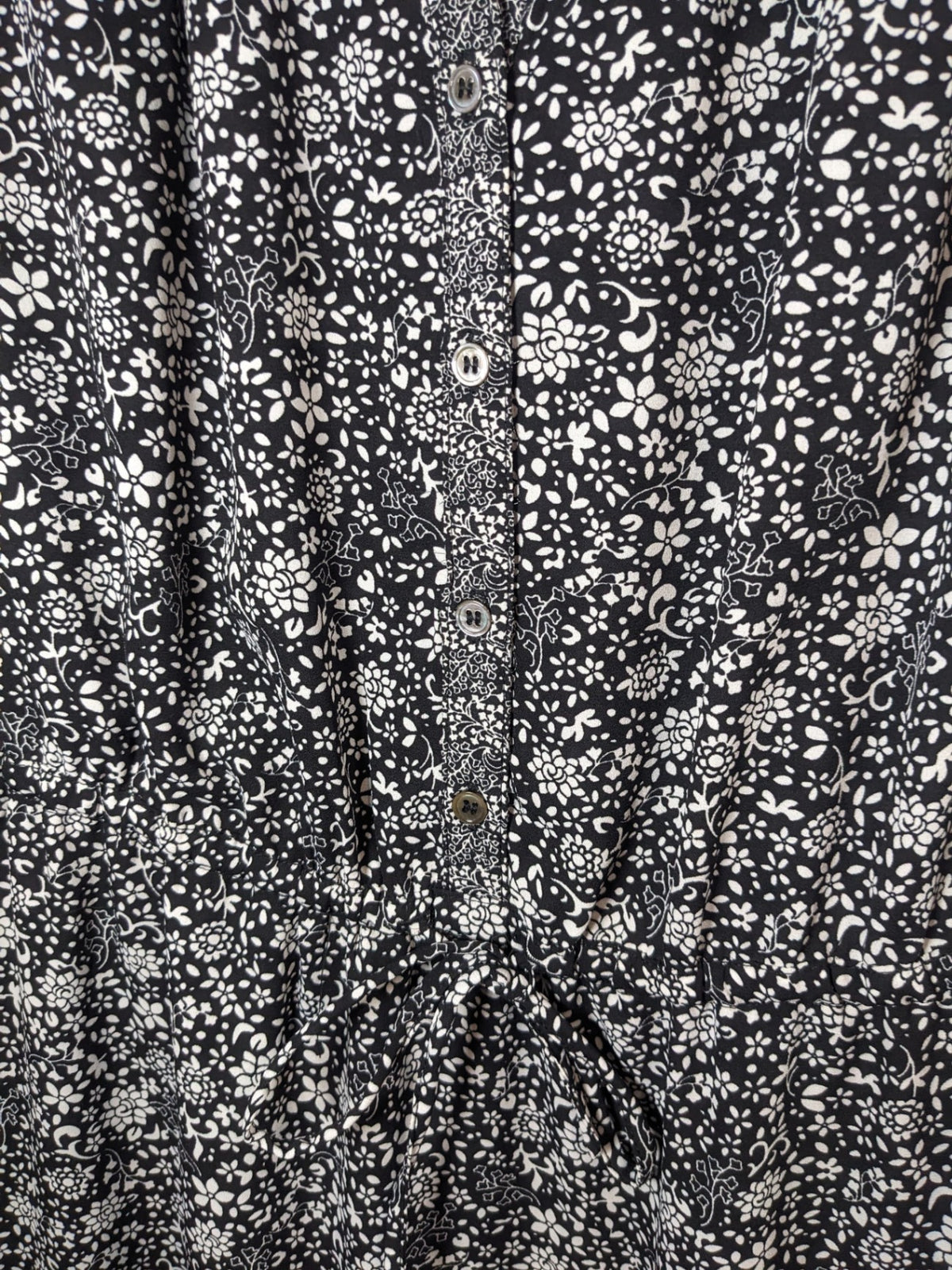 Denver Hayes Black Floral Dress - M