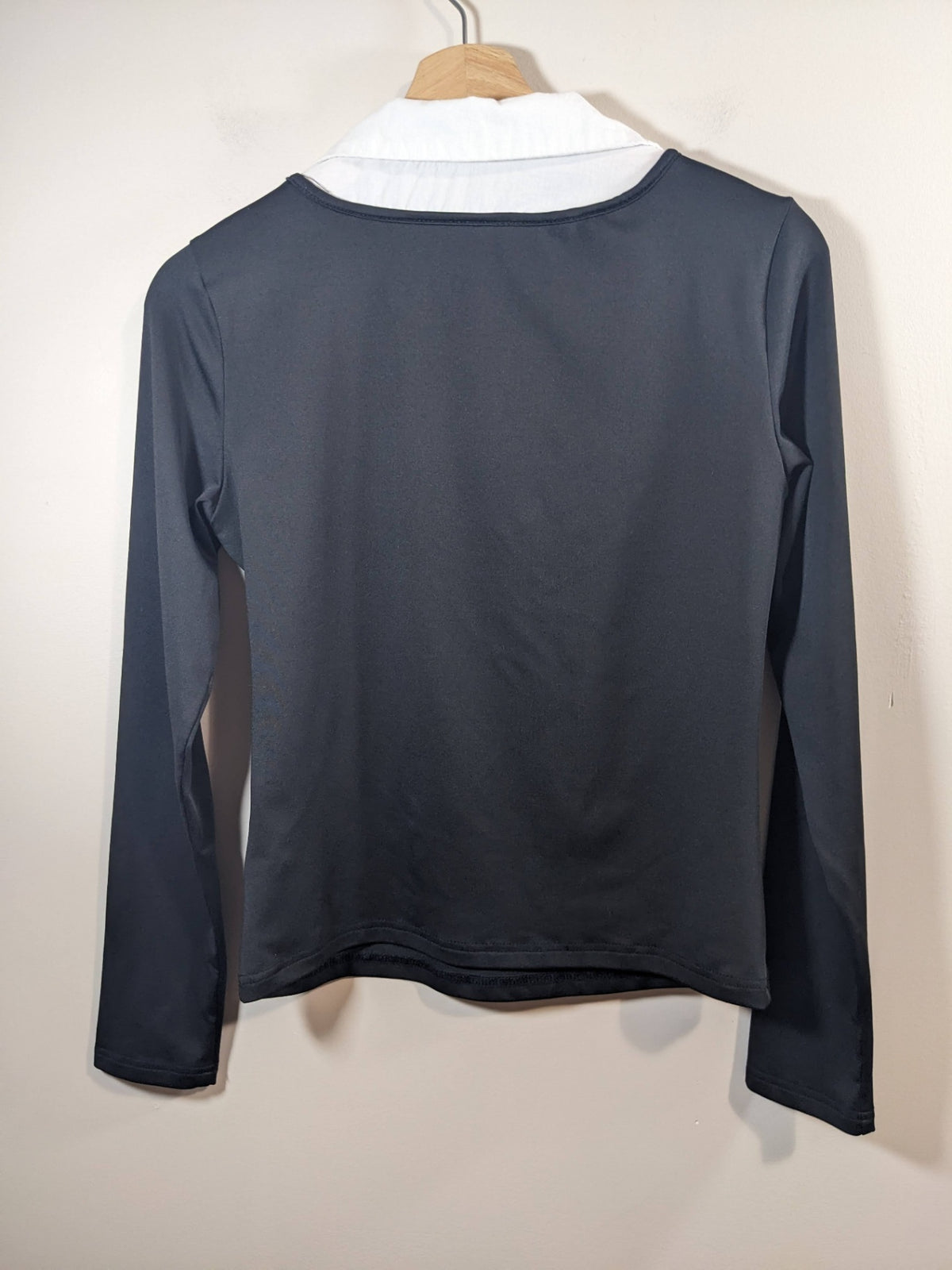 Black Long Sleeve with Collared Shirt - M