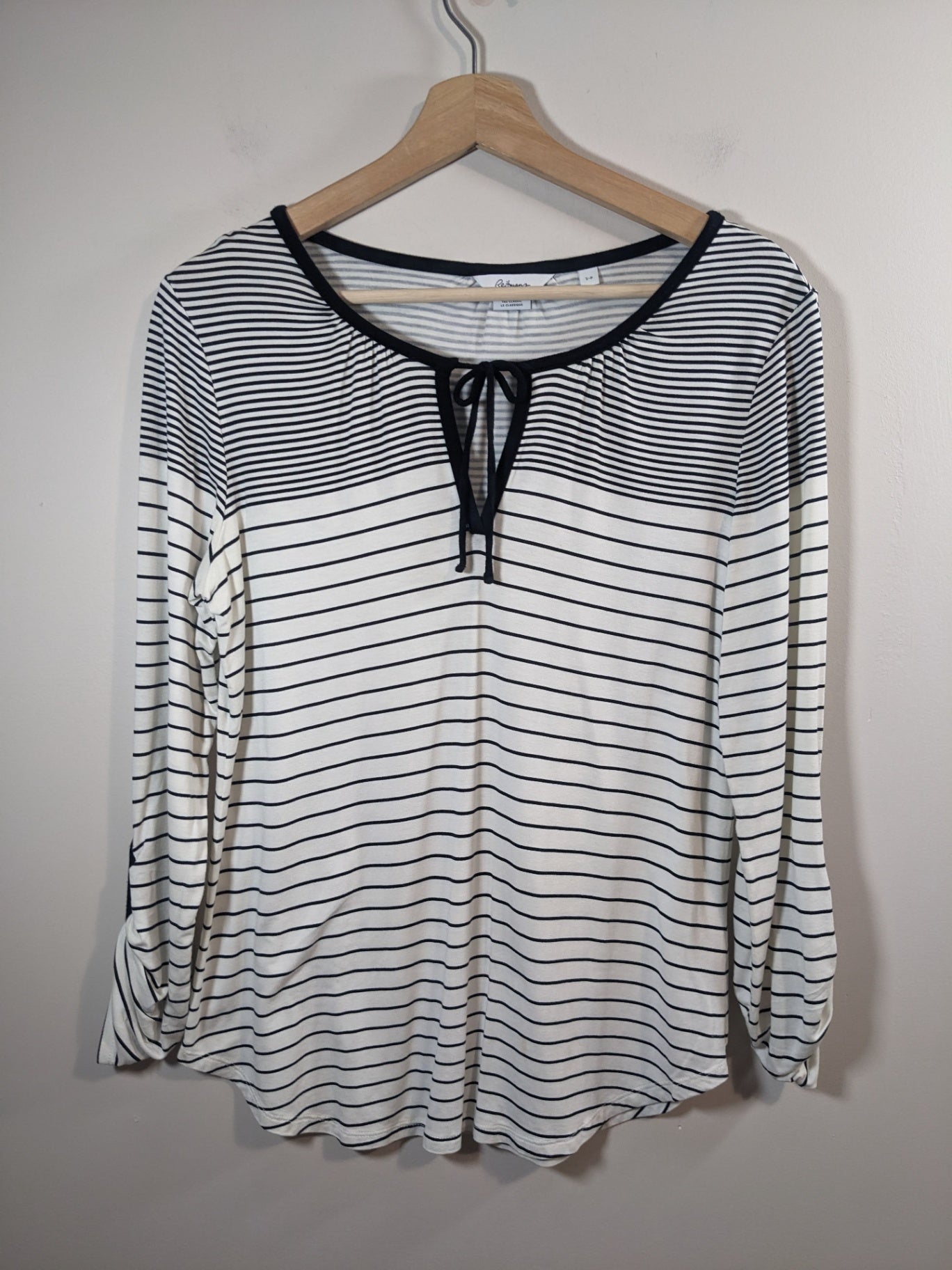 Reitmans Striped Long Sleeve - S