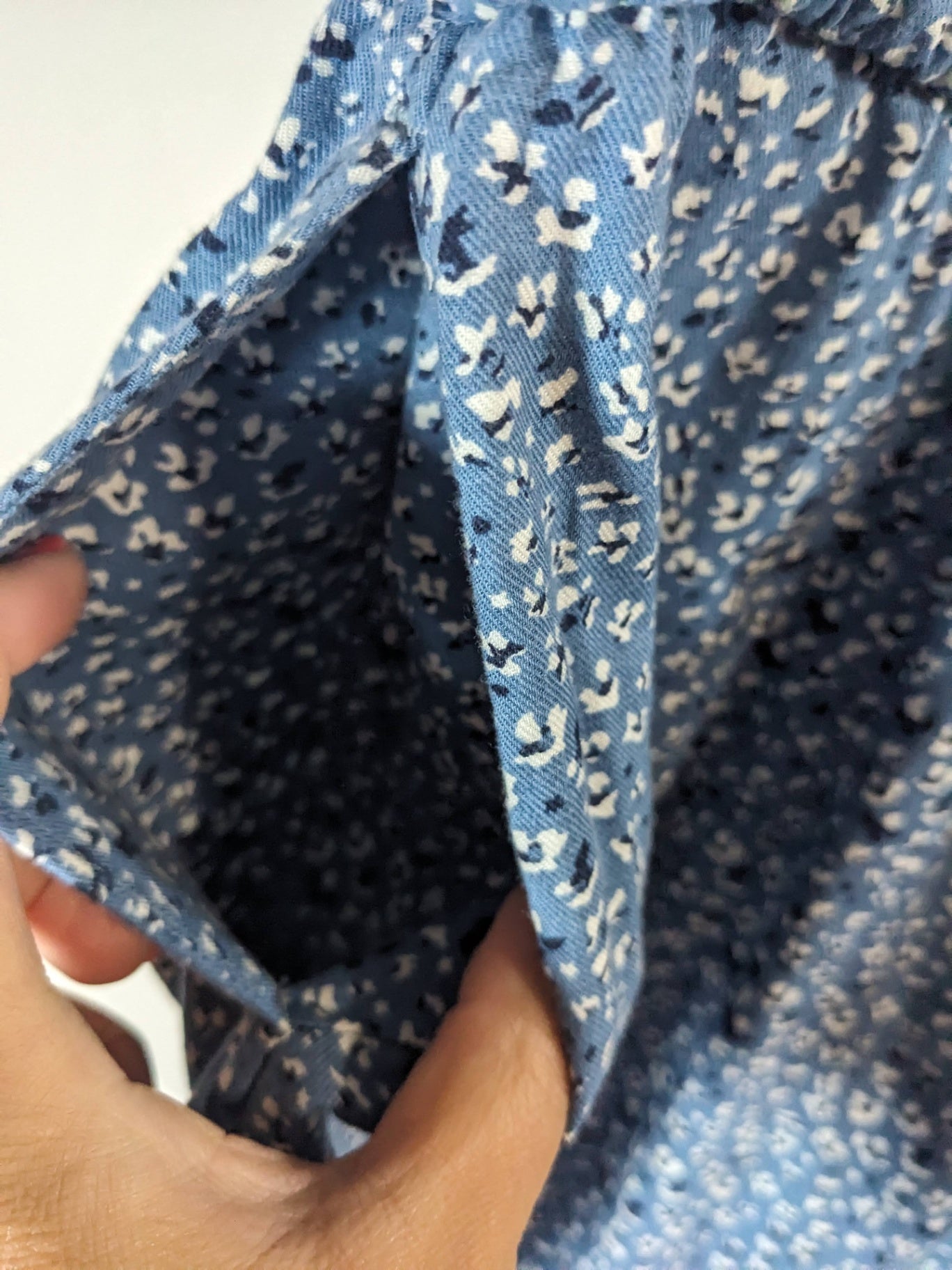 Denver Hayes Blue Floral Dress - L