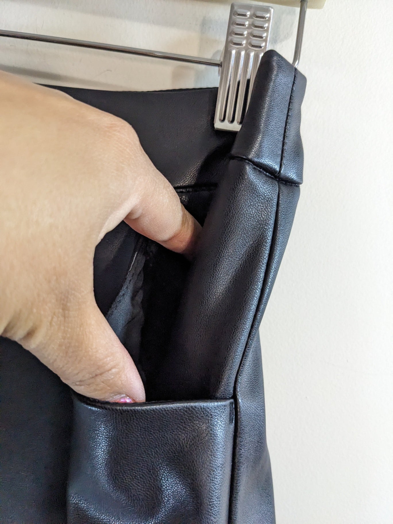 RW&CO. Pleather Skirt - 4