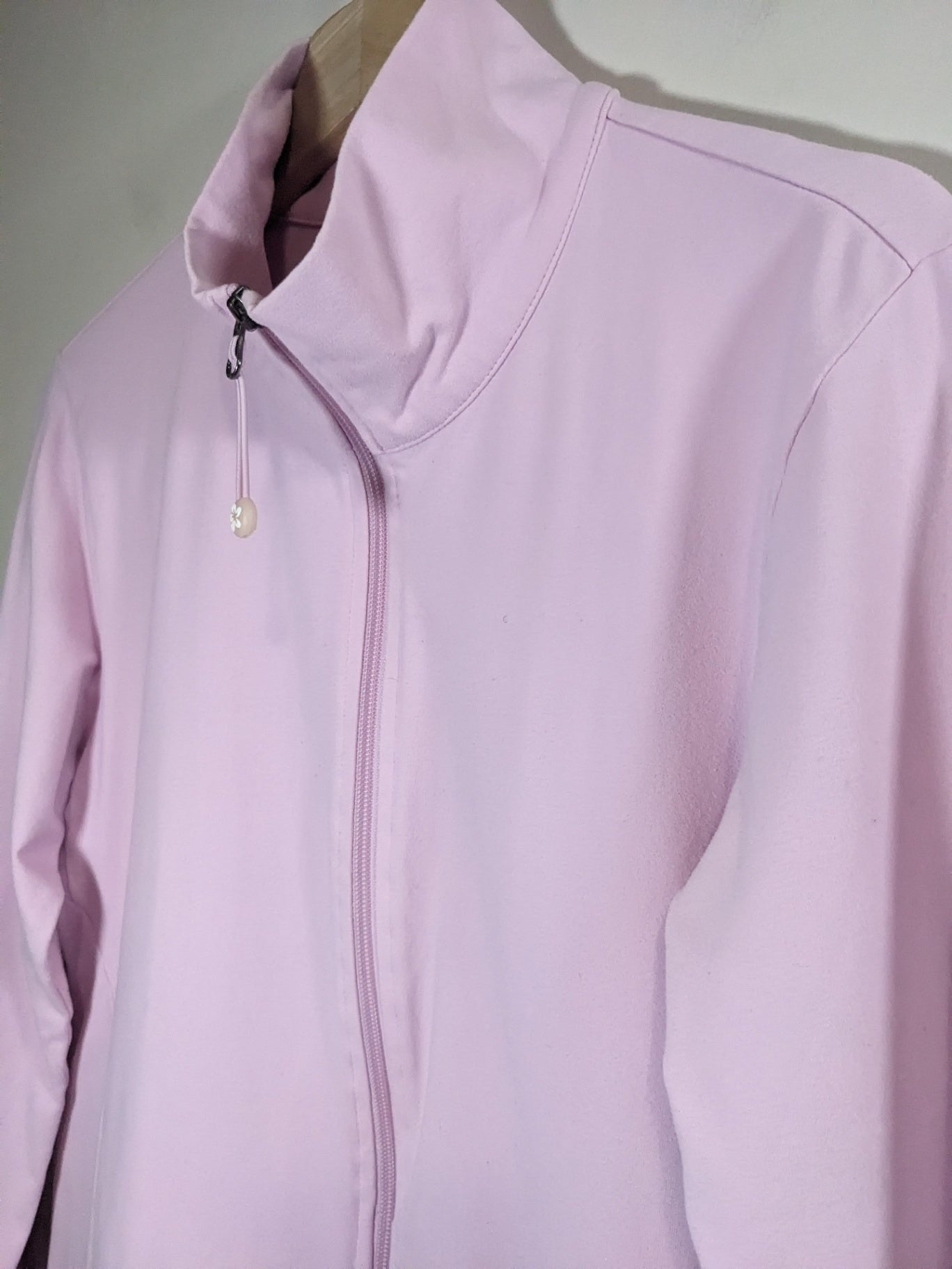 tuff athletics pink zip up - L