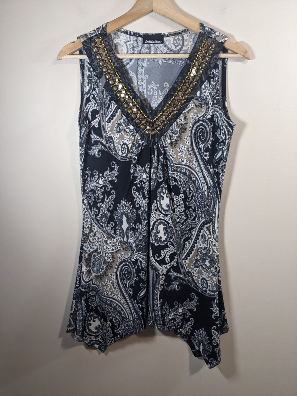 Initiatives Embellished Blouse - S