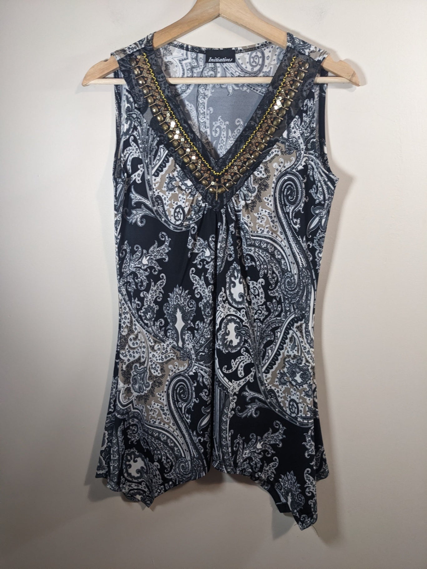 Initiatives Embellished Blouse - S