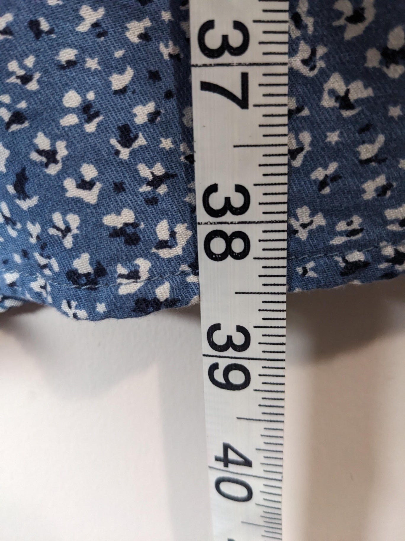 Denver Hayes Blue Floral Dress - L