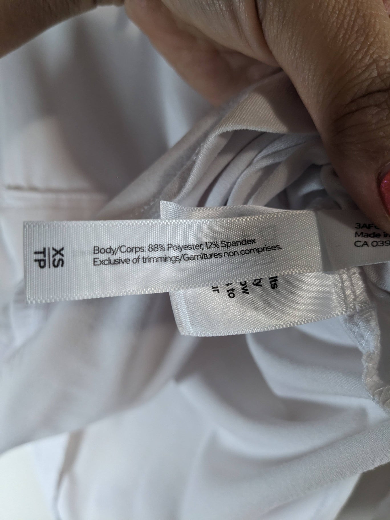 SHAMBHALA White Hooded Long Sleeve - XS