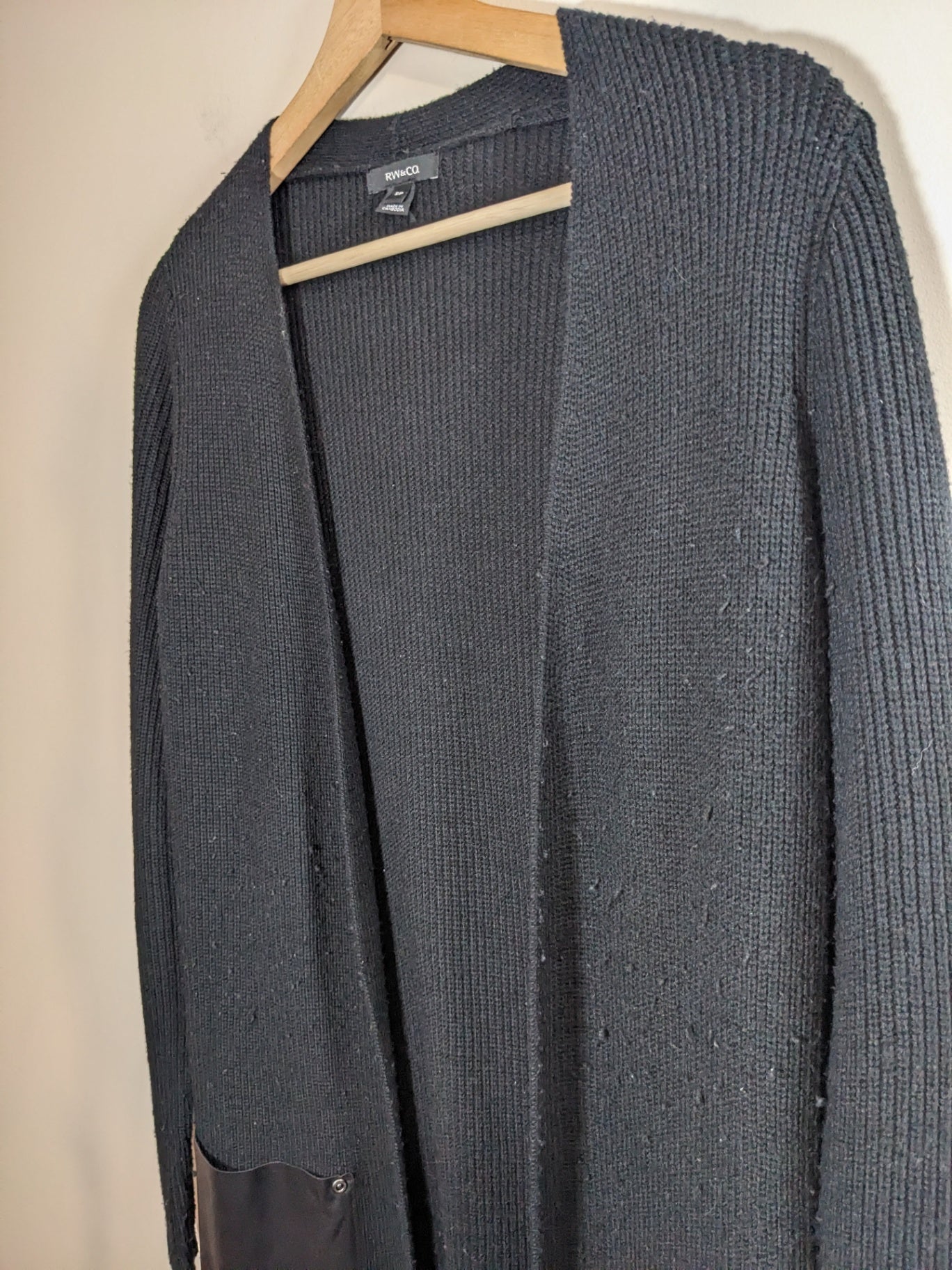RW&CO. Black Cardigan - S