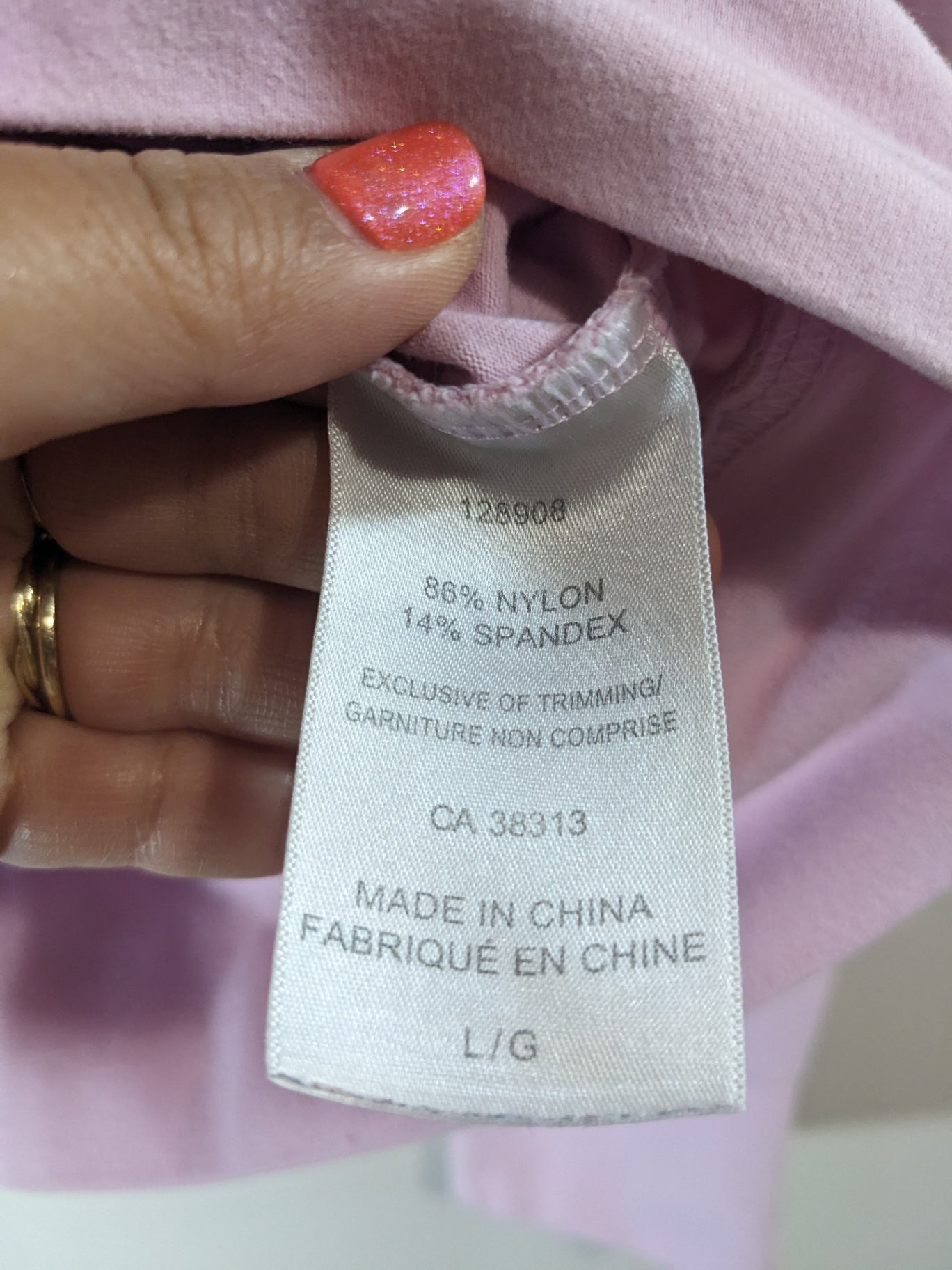 tuff athletics pink zip up - L