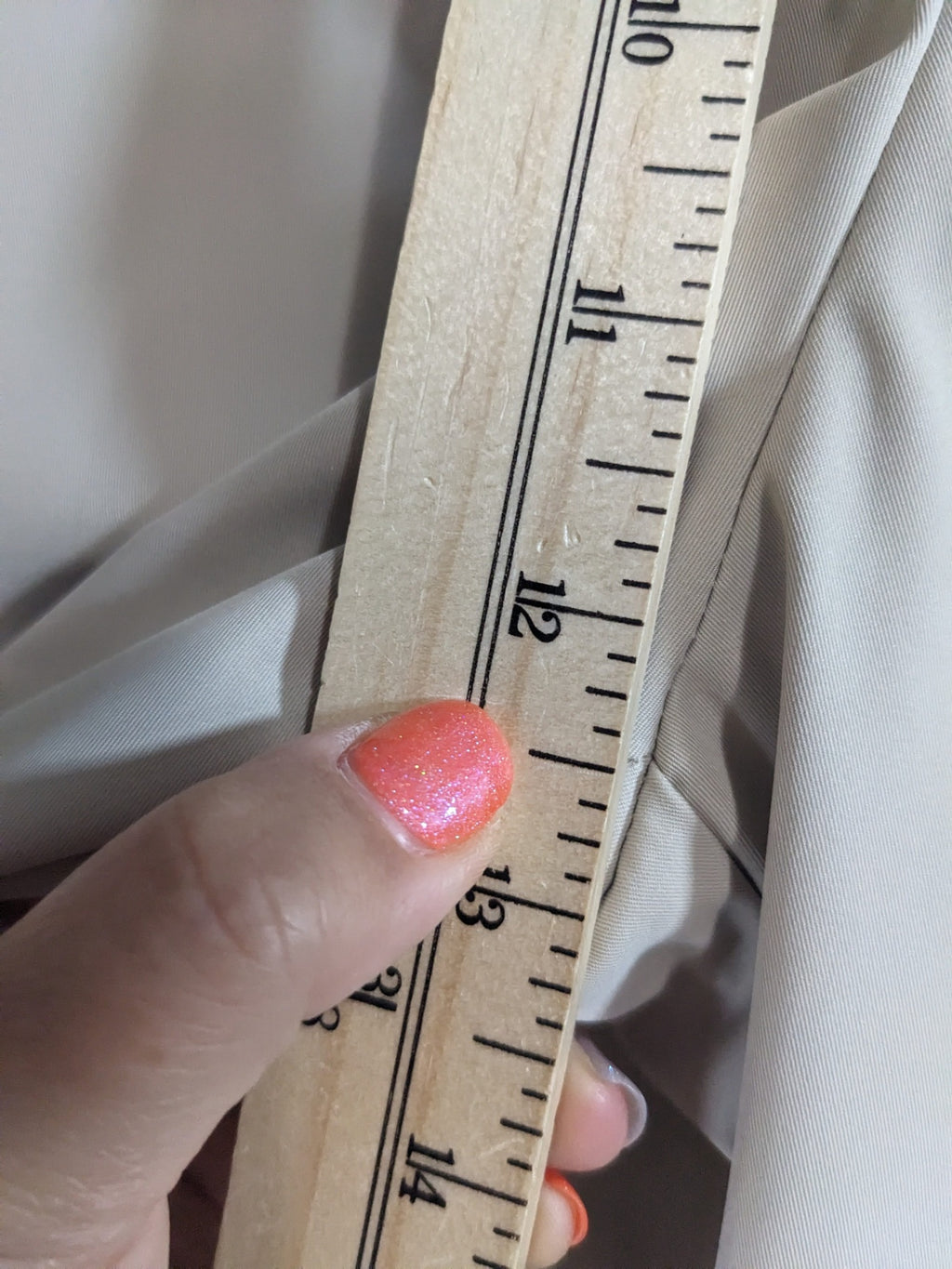 Cream Pants - appears small