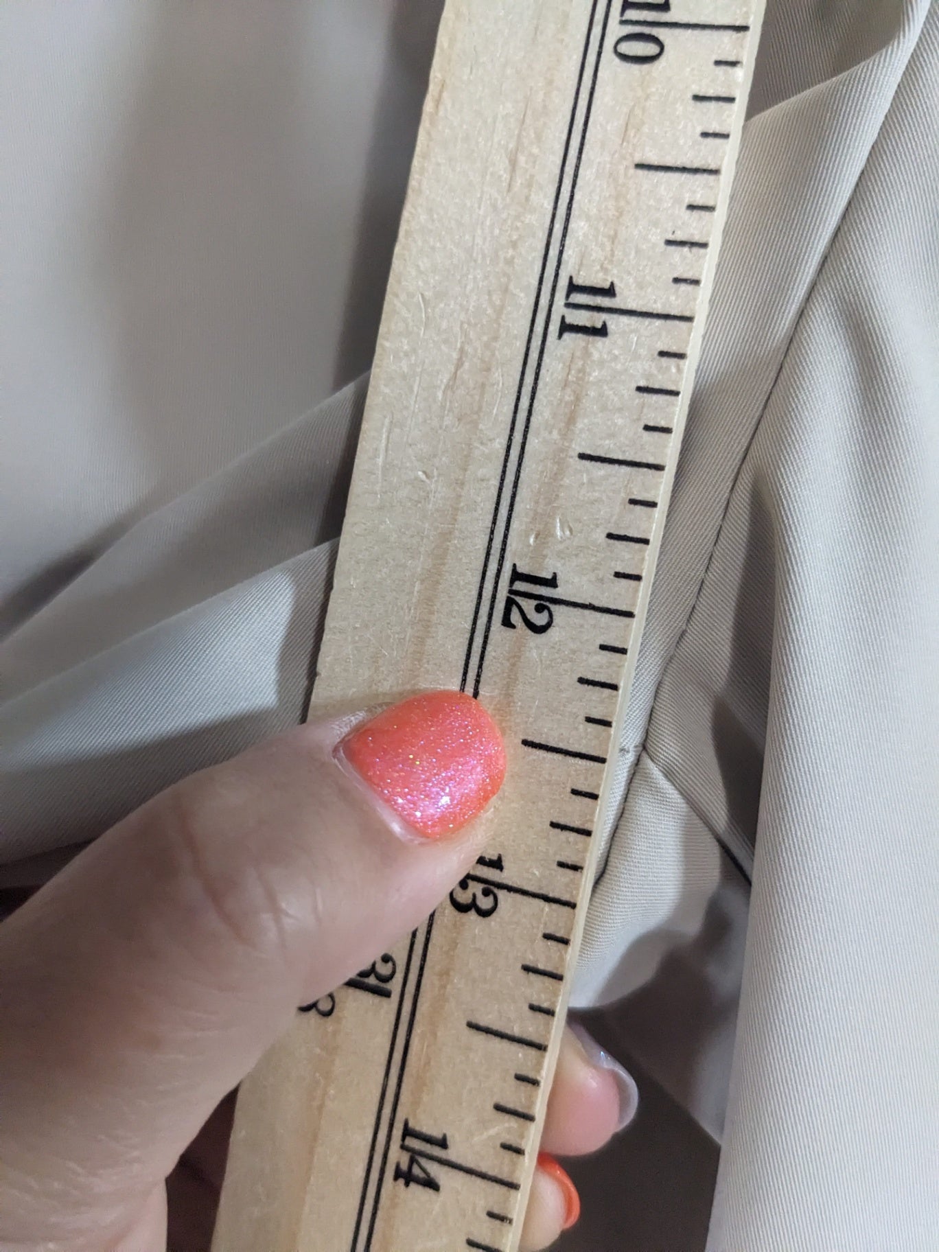 Cream Pants - appears small