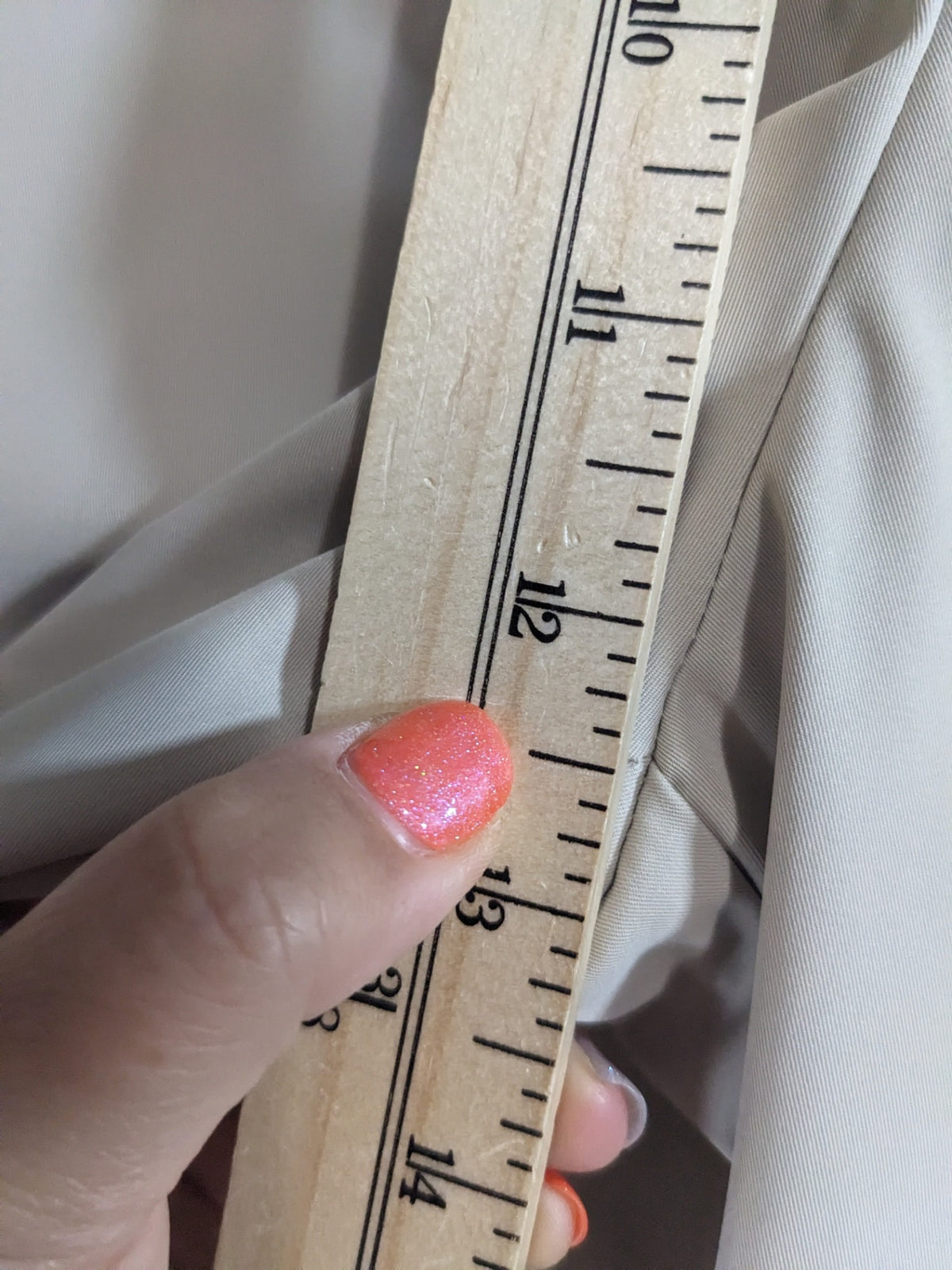 Cream Pants - appears small