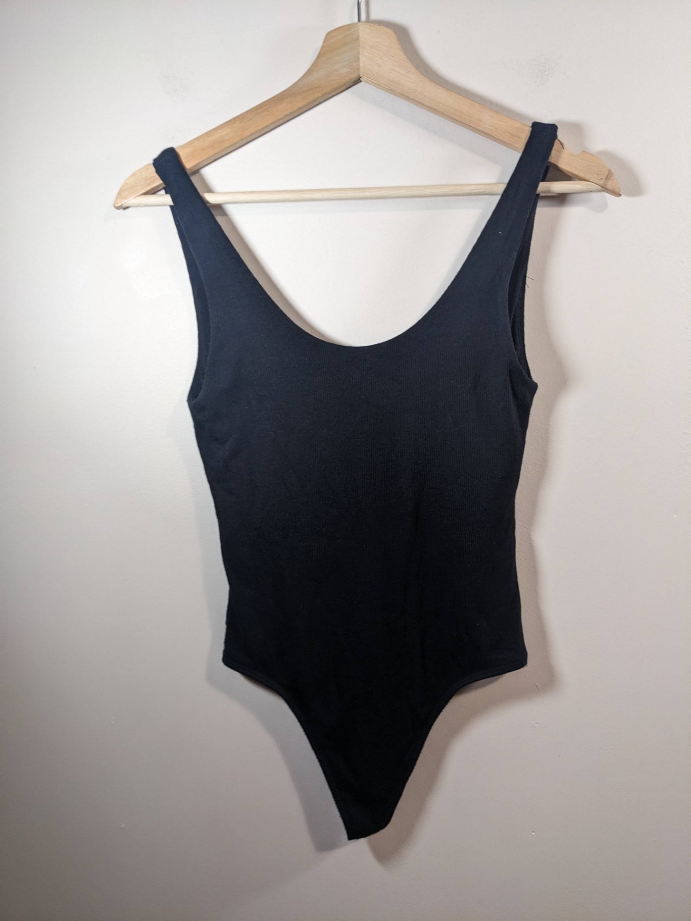Babatón Black Ribbed Bodysuit - S