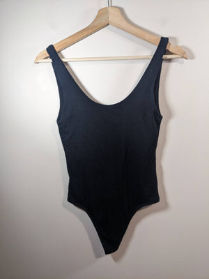 Babatón Black Ribbed Bodysuit - S