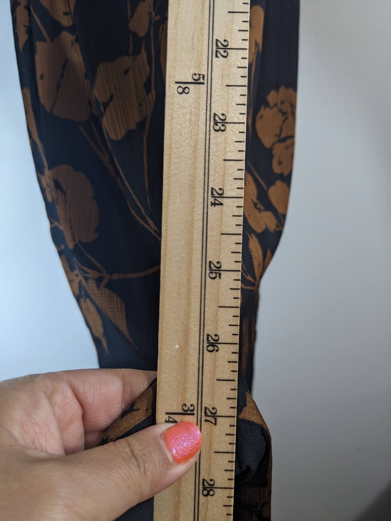 Banana Republic Black with Florals Wide Leg Jumpsuit - sz 2