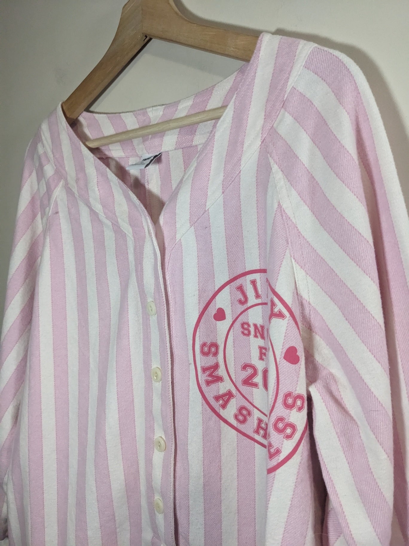 SMASH + TESS Striped Shorts Onesie - M/L