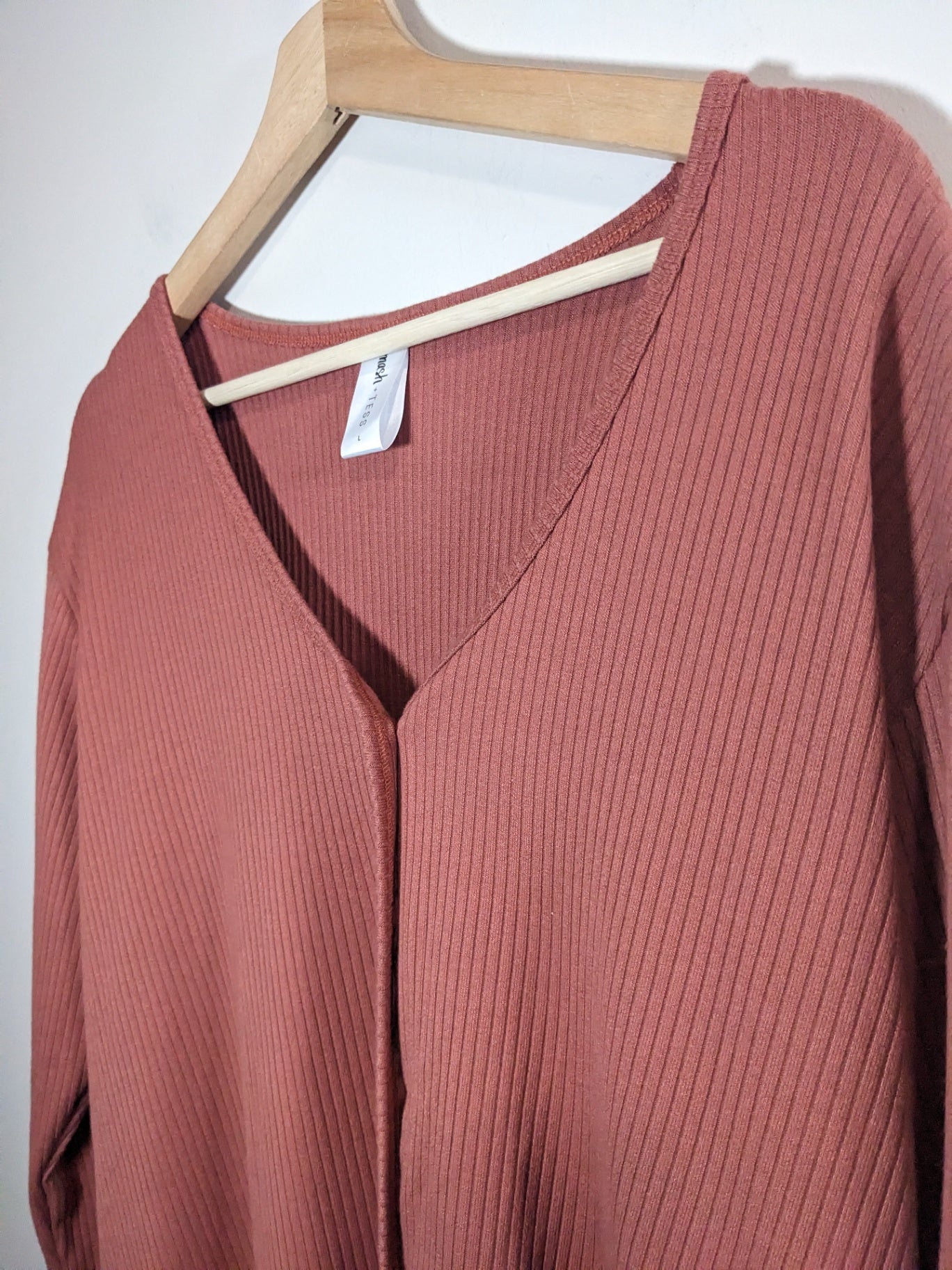 Smash + Tess Ribbed Long Sleeve Loungewear - L