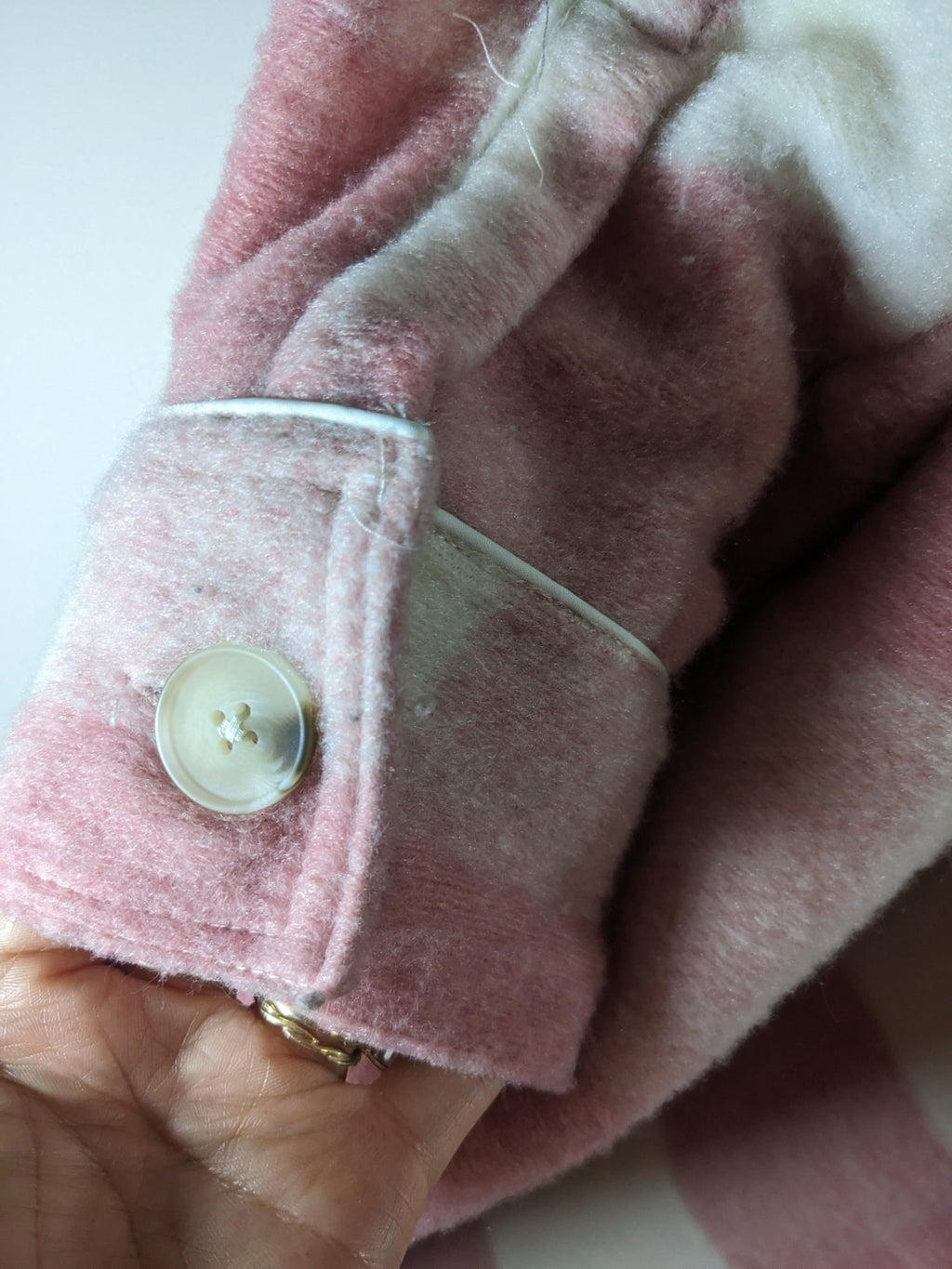 Joe Fresh Jillian Harris Pink Plaid Shacket - L