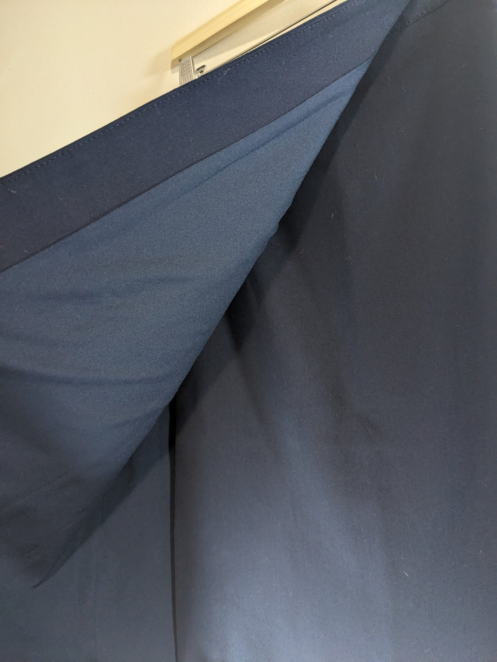 Banana Republic Navy Wrap Skirt - XS