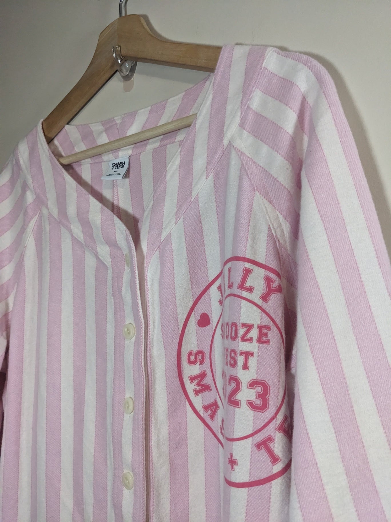 SMASH+TESS Striped Pajama Onesie - M/L