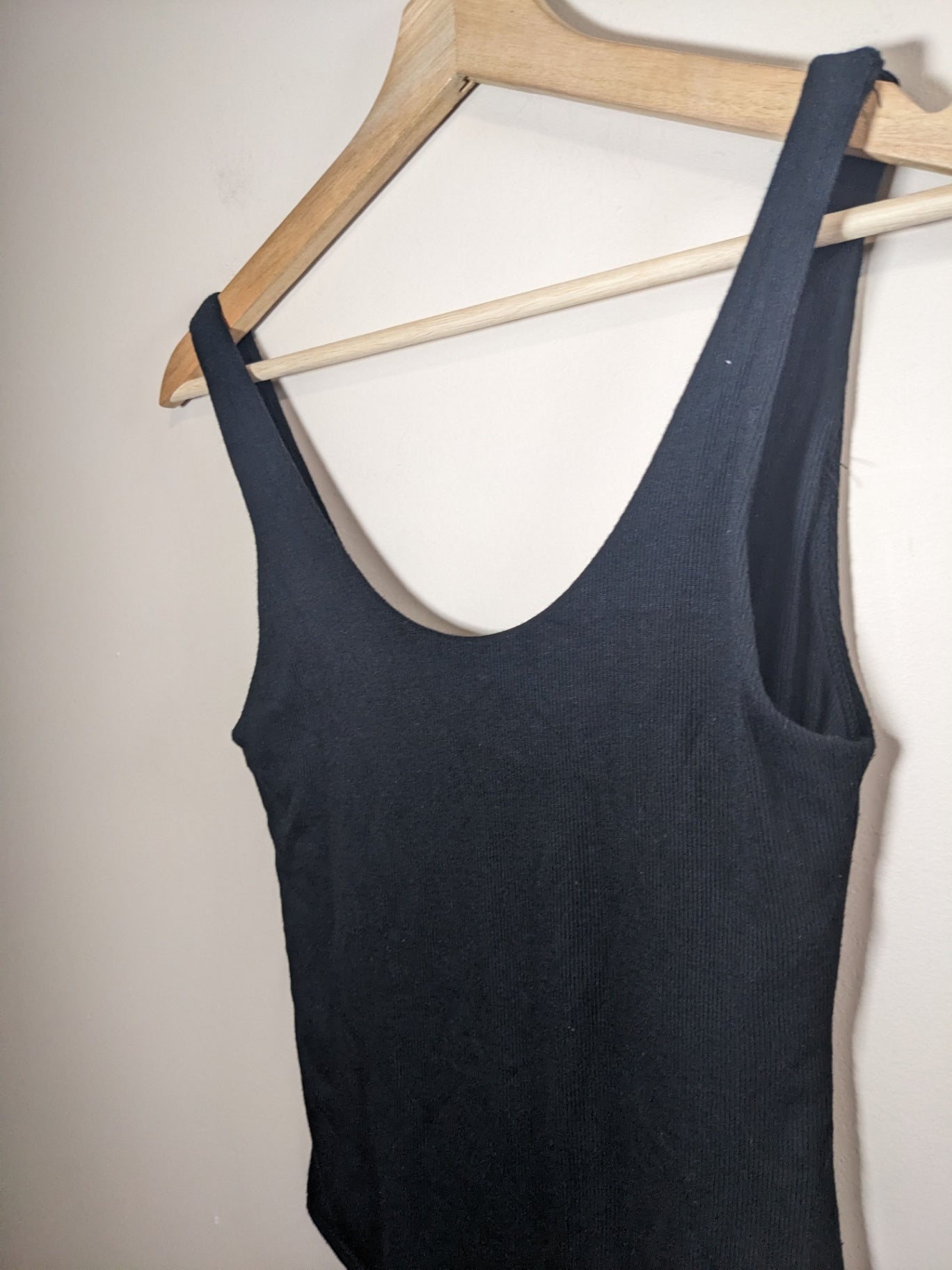 Babatón Black Ribbed Bodysuit - S
