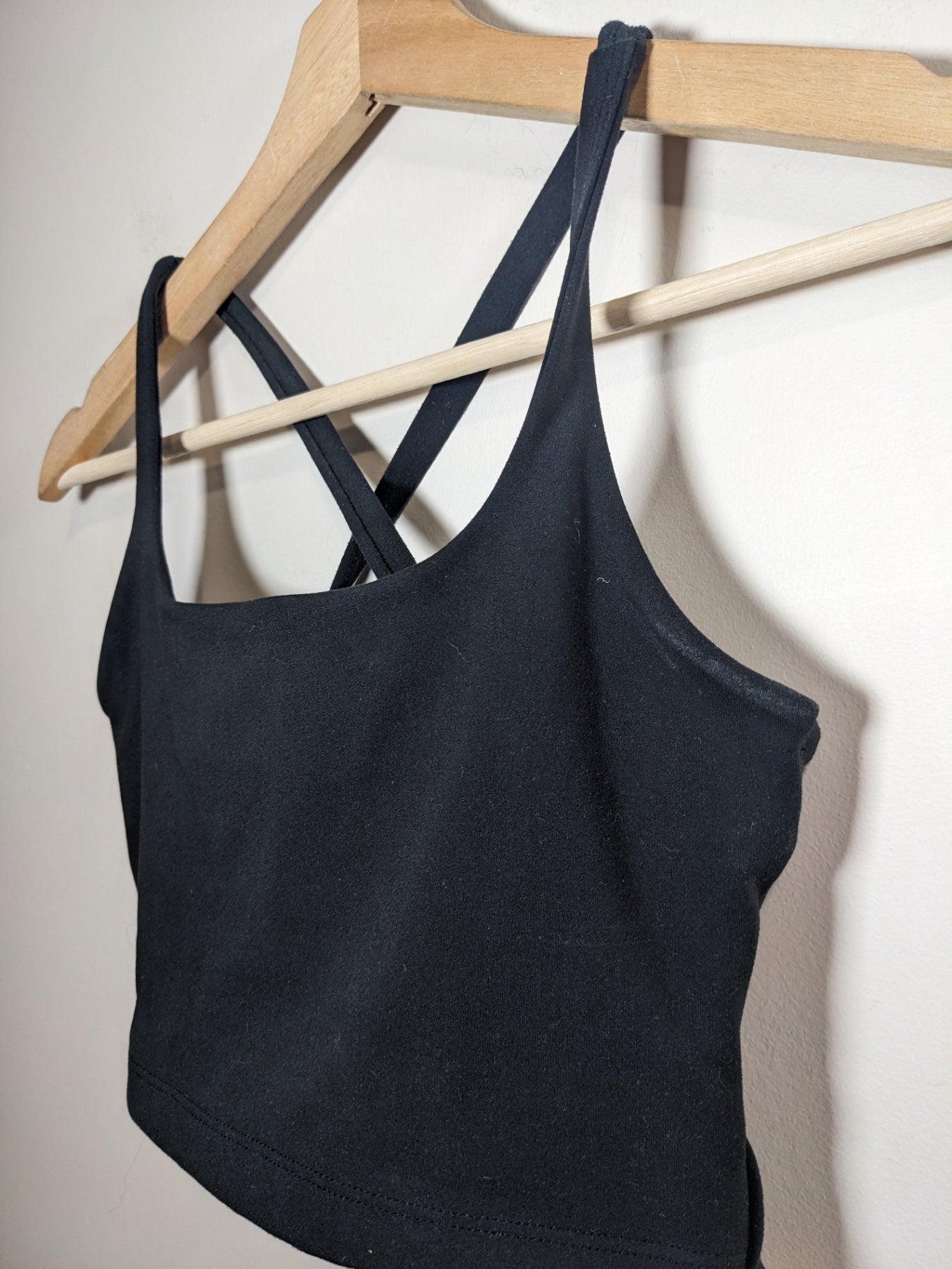 Alphalete Black Crop Tank - appears small