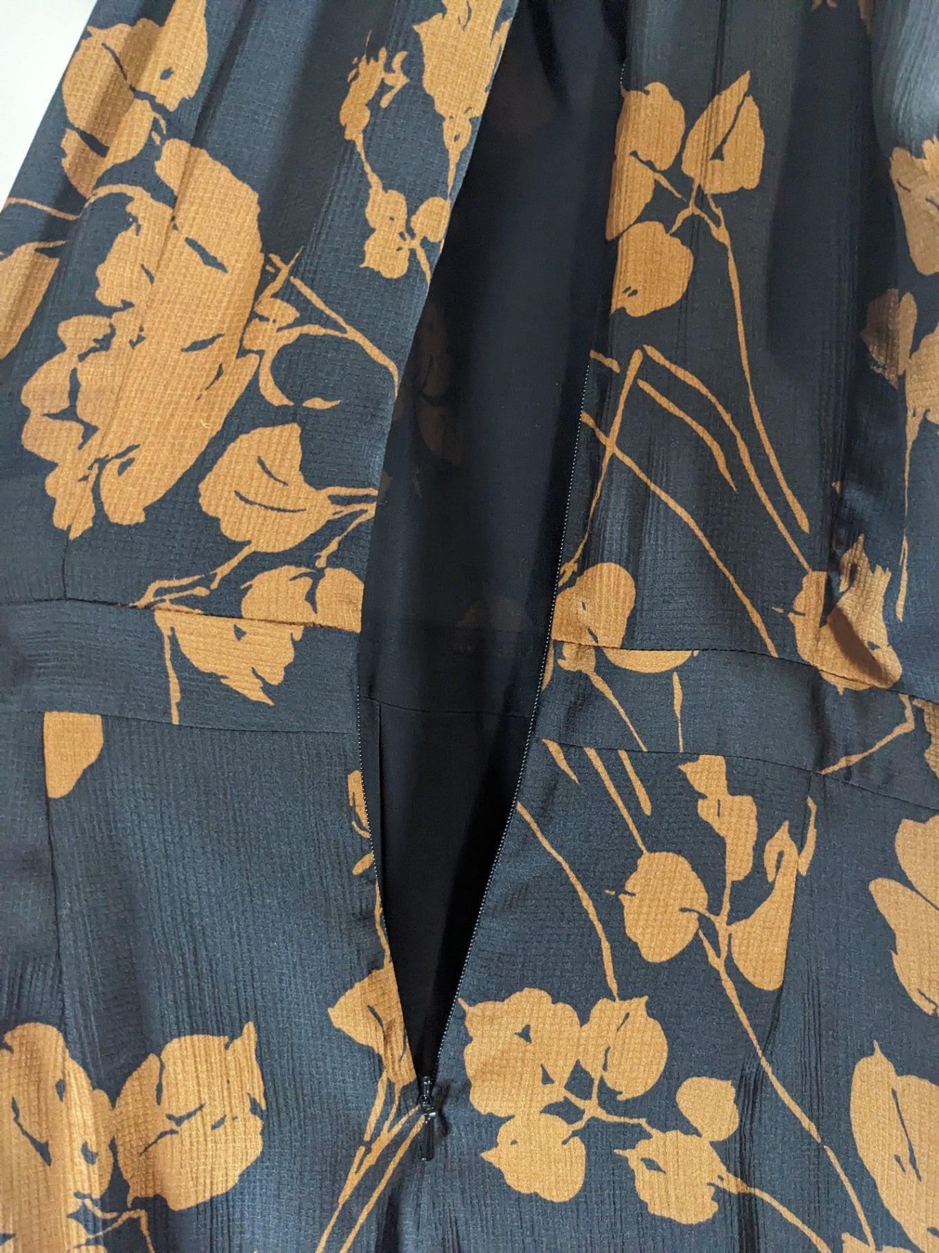 Banana Republic Black with Florals Wide Leg Jumpsuit - sz 2