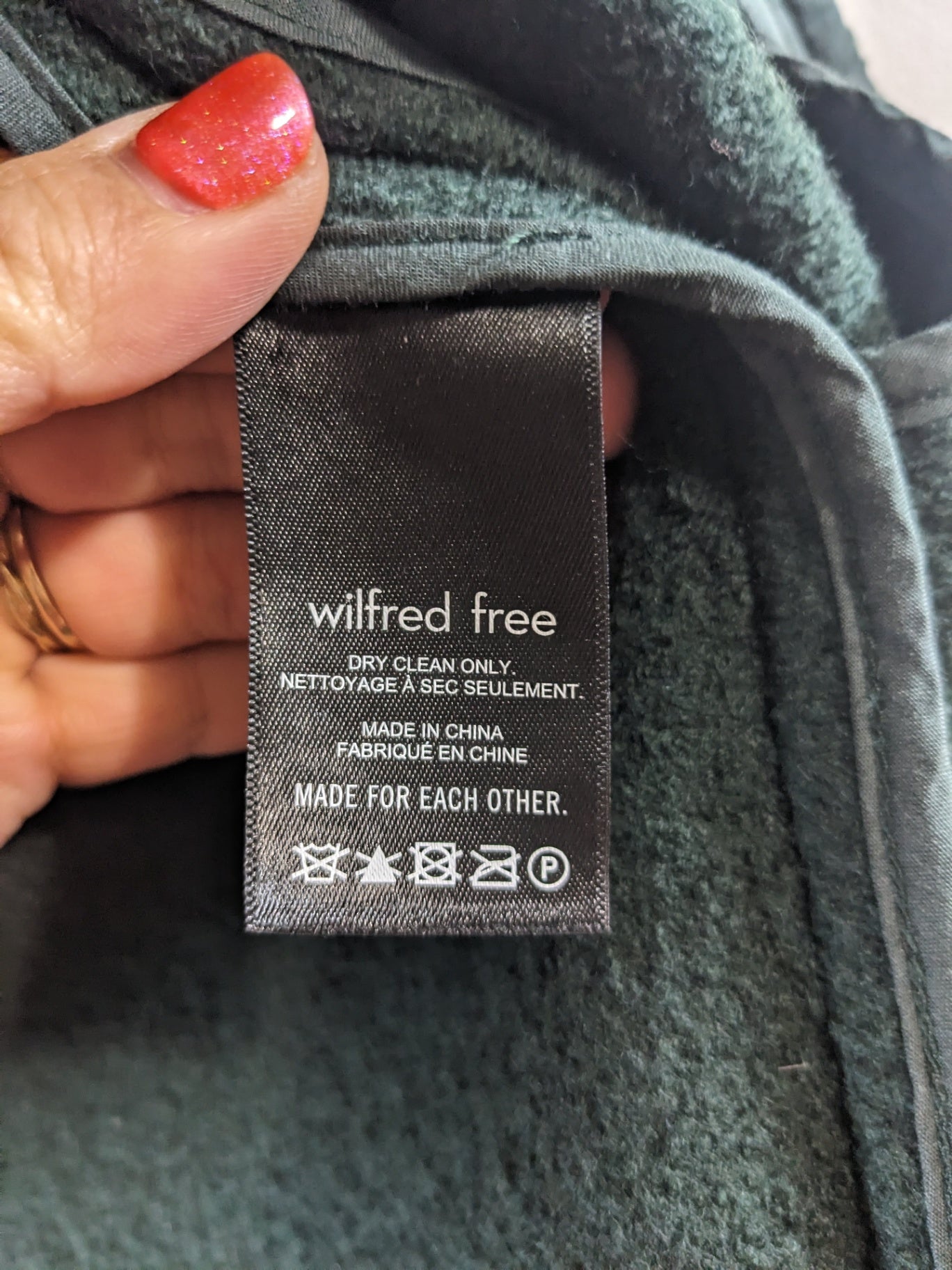 Wilfred Free Green Shacket - 2XS
