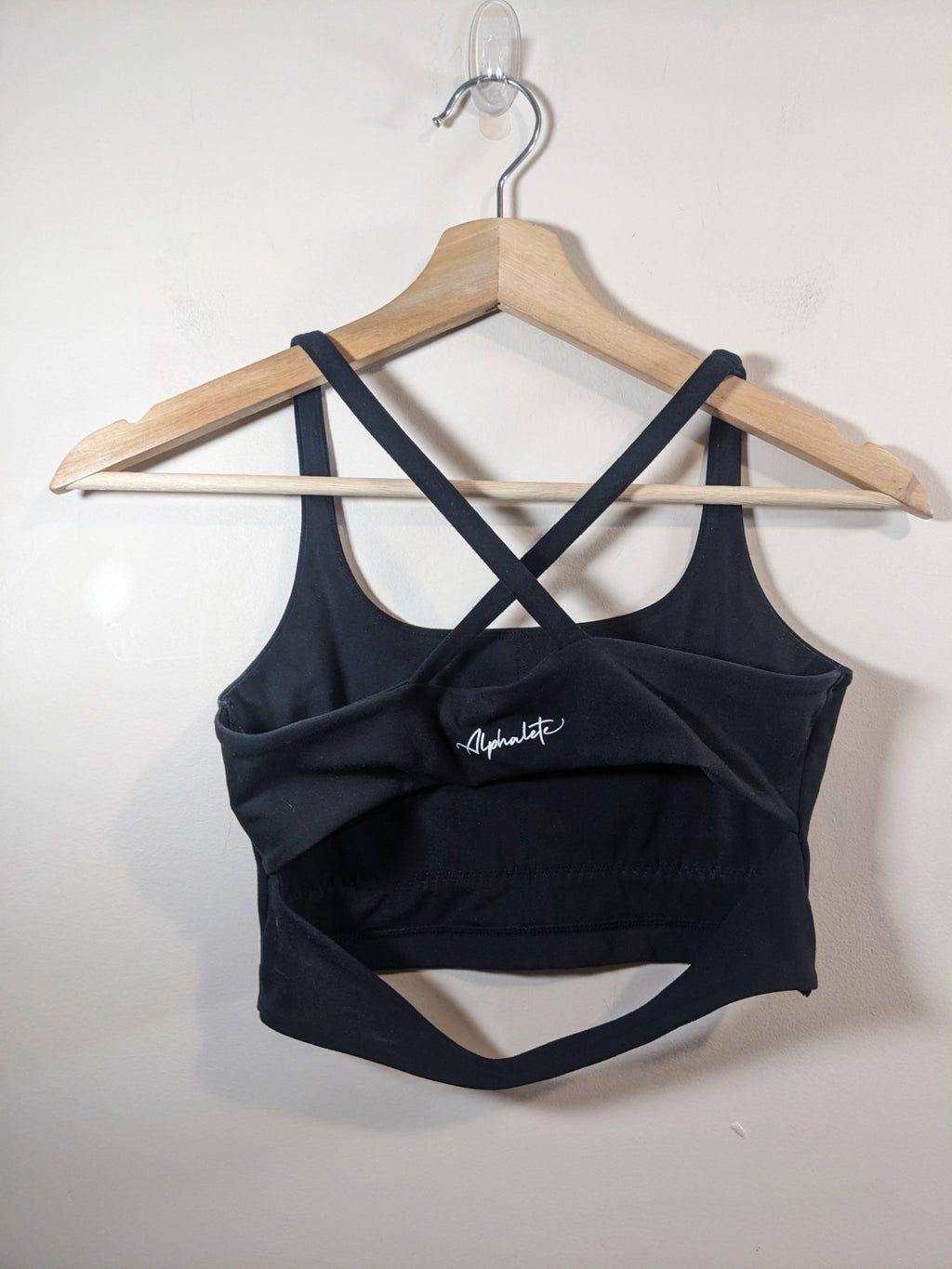 Alphalete Black Crop Tank - appears small