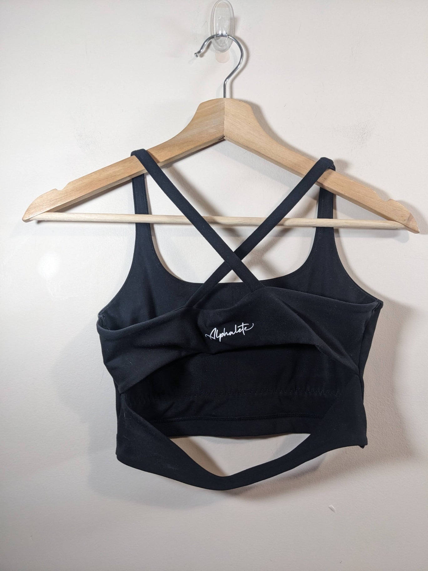 Alphalete Black Crop Tank - appears small