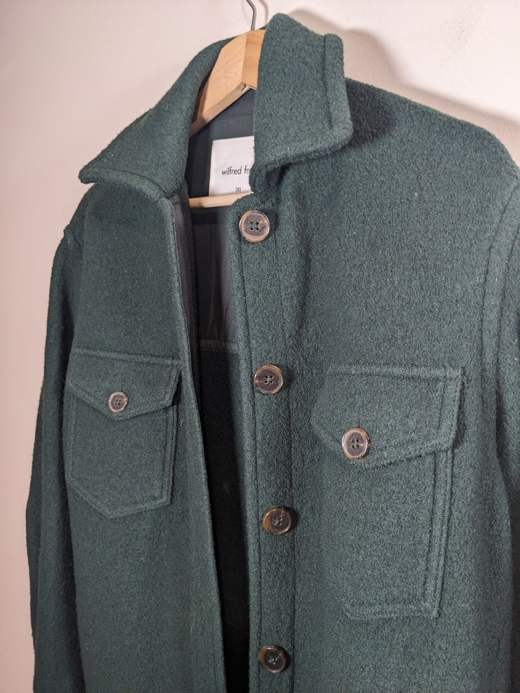 Wilfred Free Green Shacket - 2XS