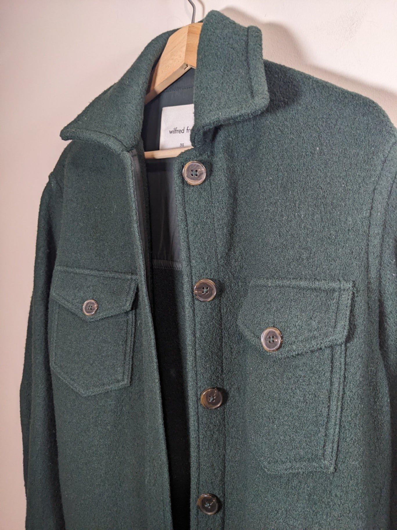 Wilfred Free Green Shacket - 2XS