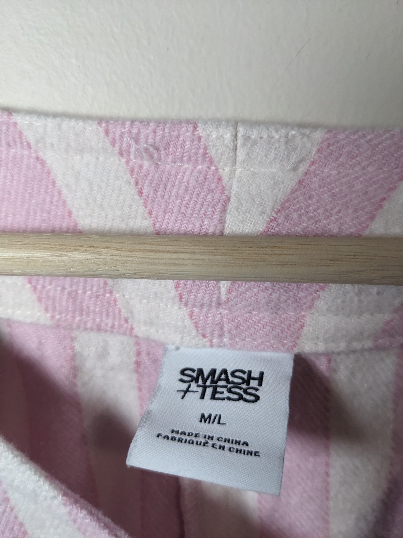 SMASH + TESS Striped Shorts Onesie - M/L