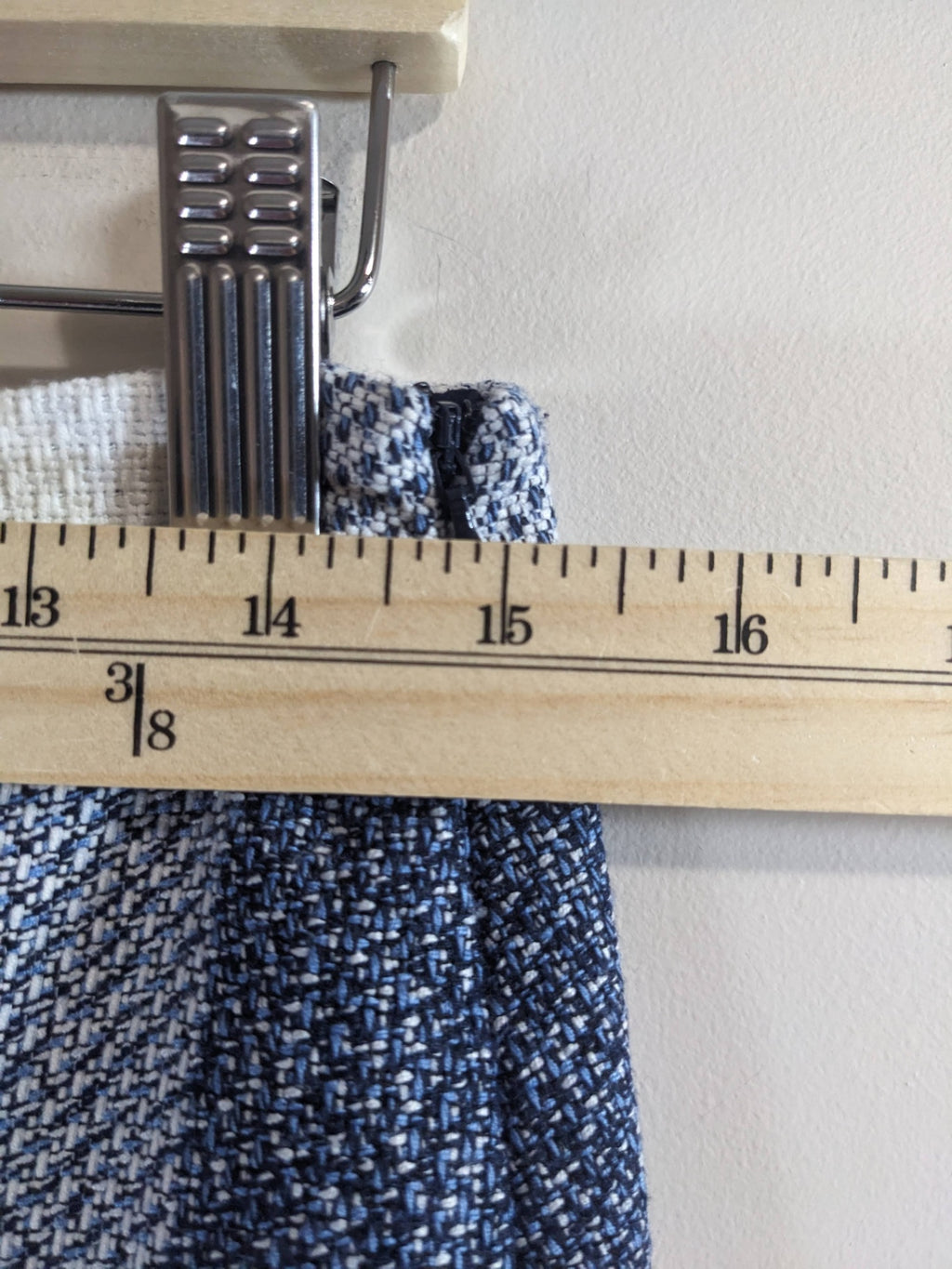 Banana Republic Blue Checkered Pencil Skirt - sz 4