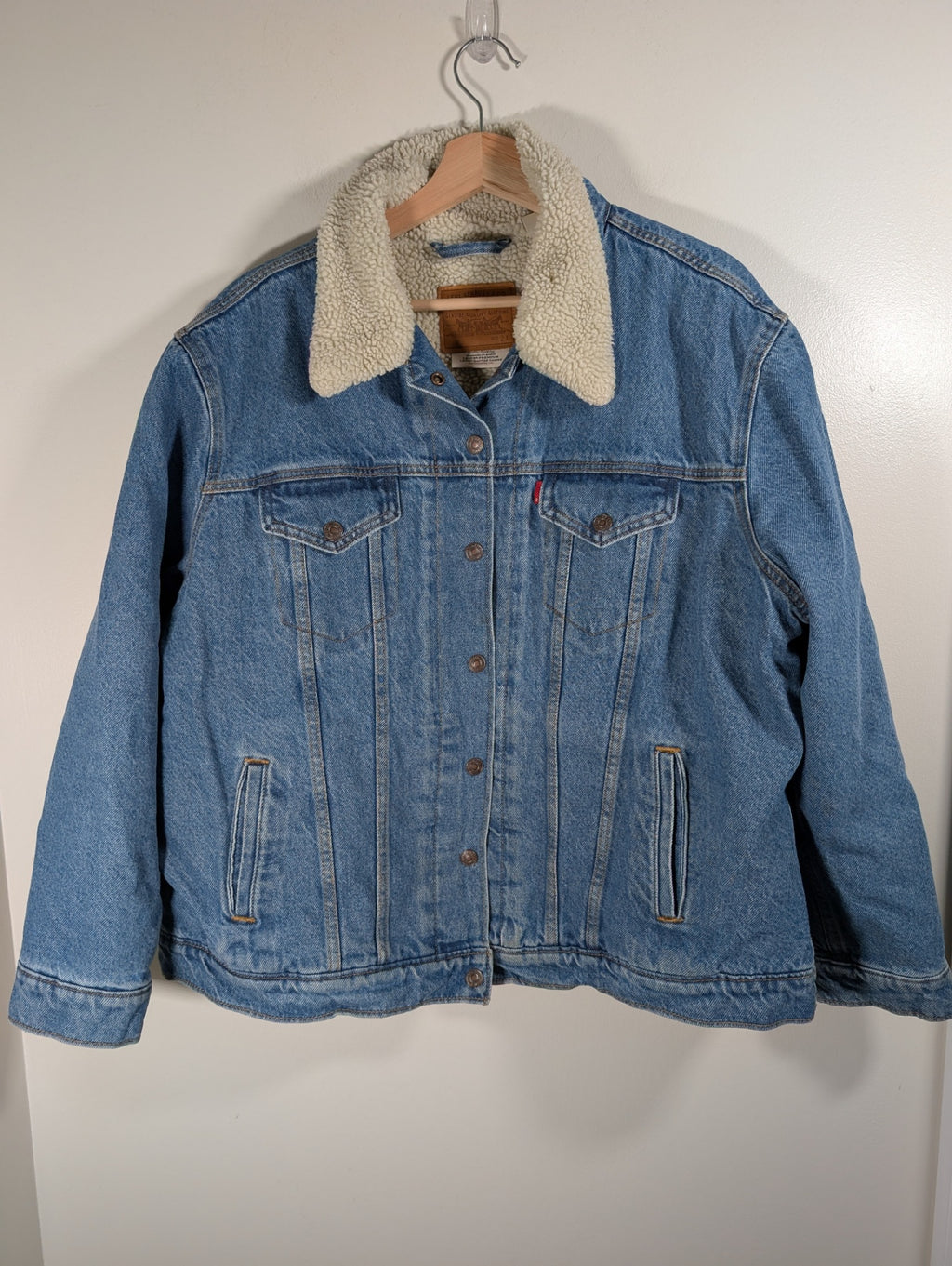Levi's sherpa denim jacket - 2XL