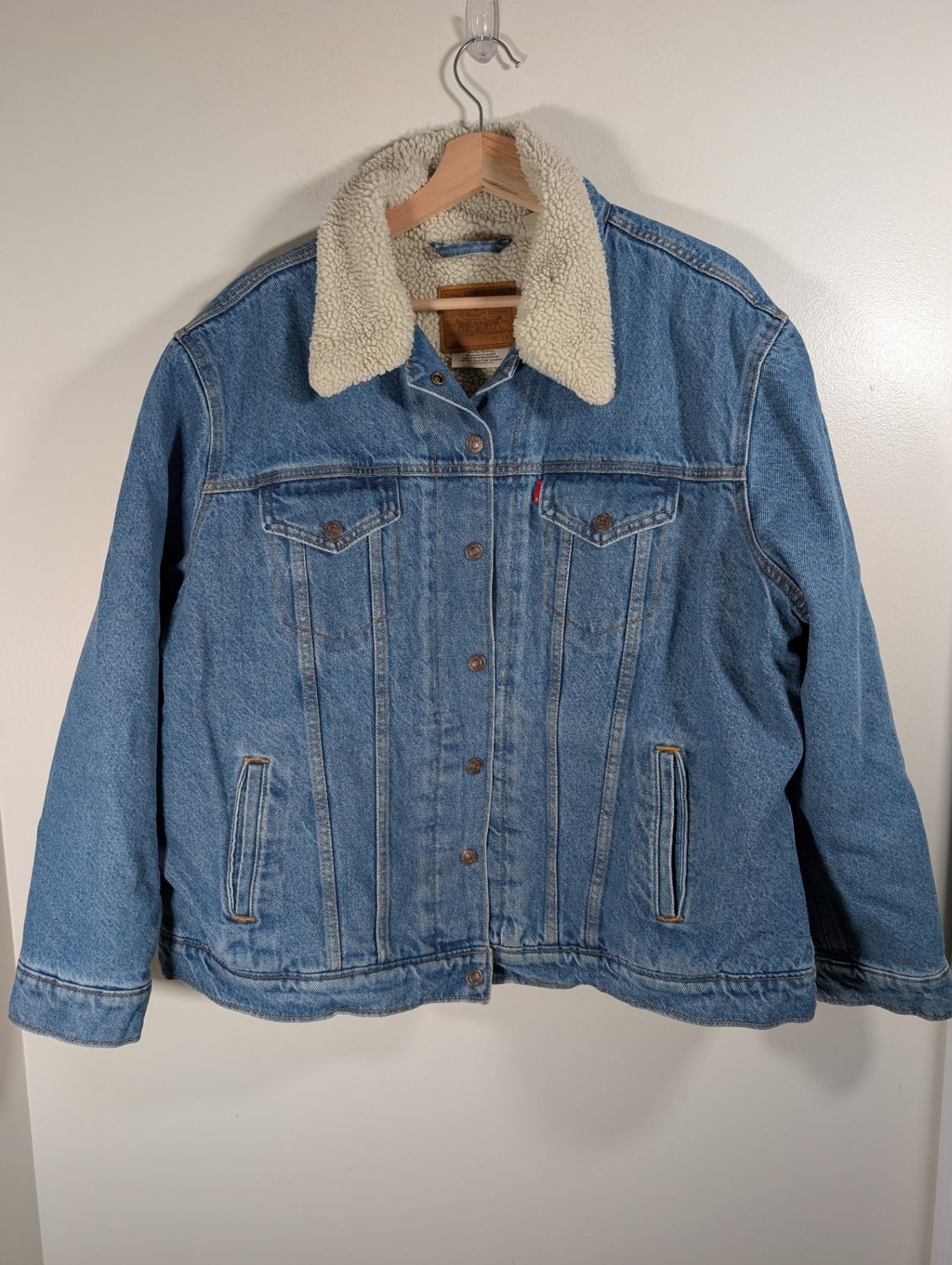 Levi's sherpa denim jacket - 2XL