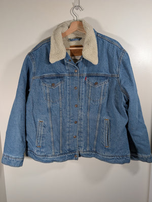 Levi's sherpa denim jacket - 2XL