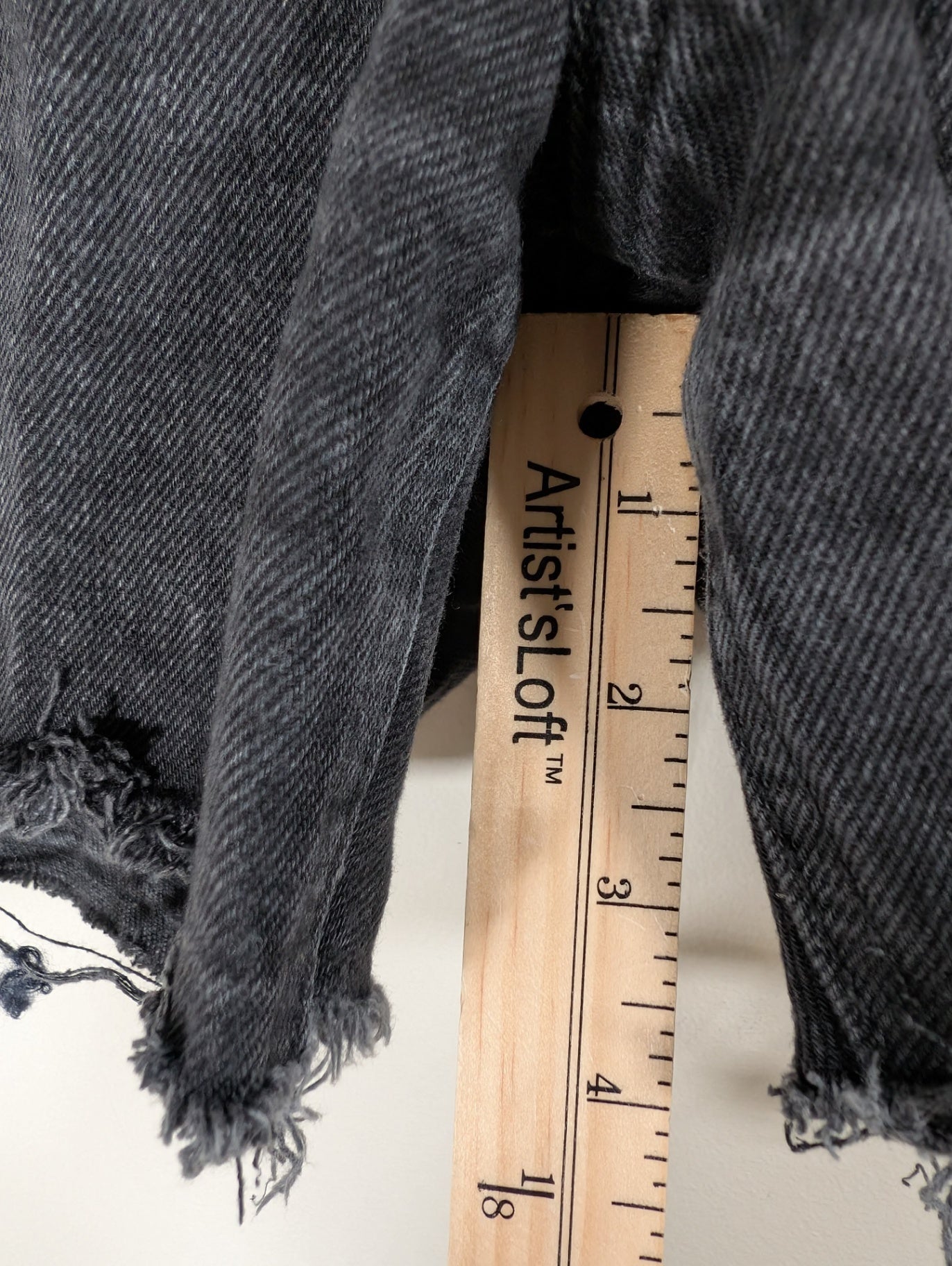 Old Navy black distressed shorts - 14
