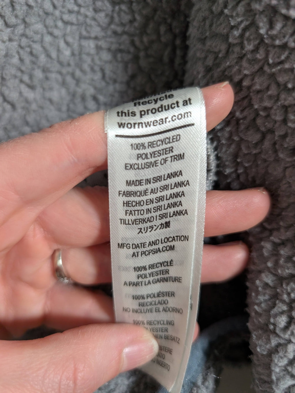 Patagonia 1/2 zip fleece - XL