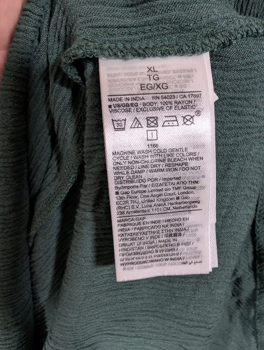 Gap green maxi dress - XL