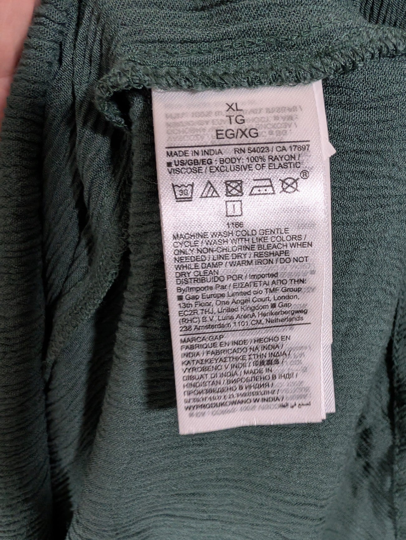 Gap green maxi dress - XL
