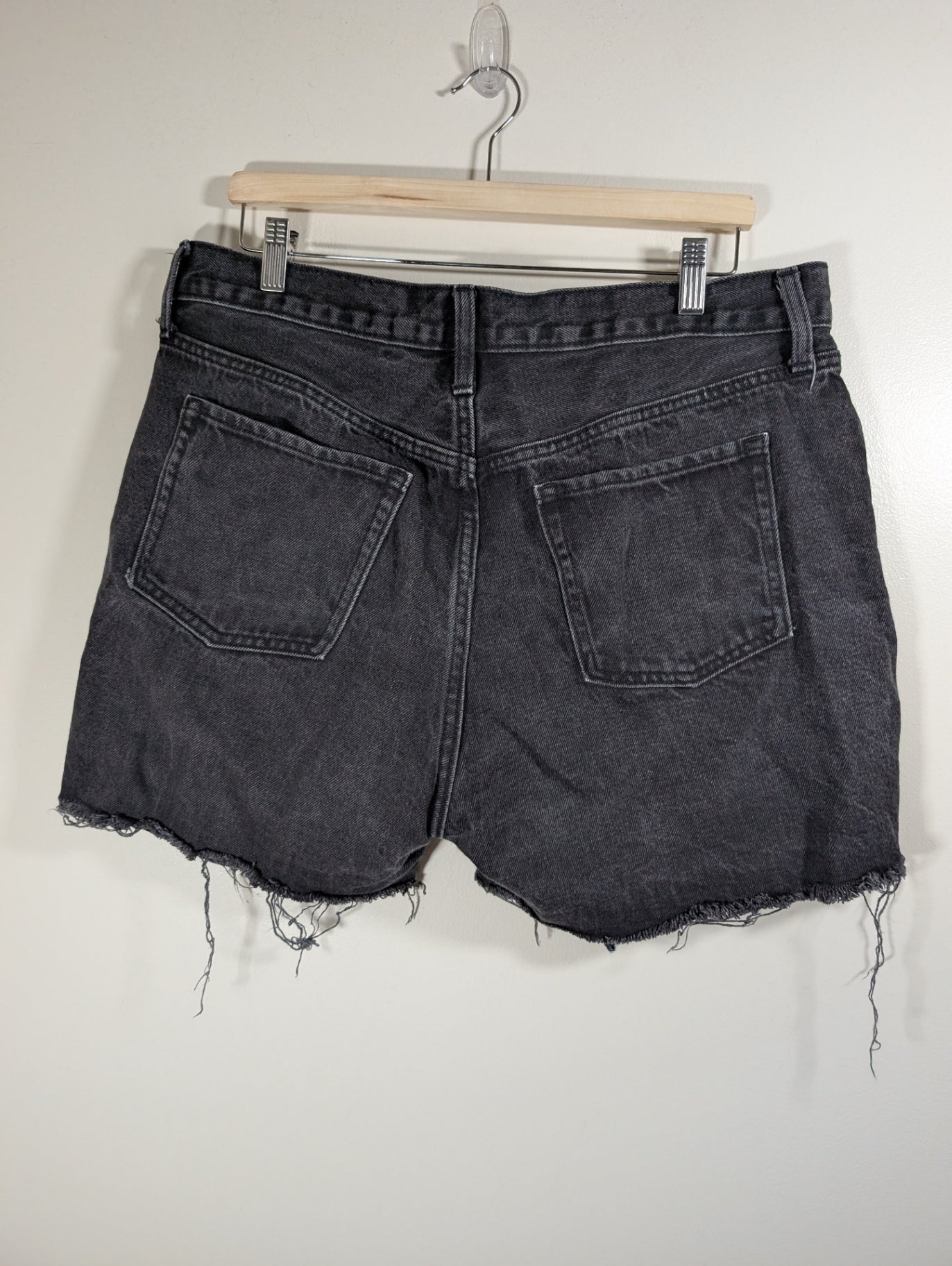 Old Navy black distressed shorts - 14
