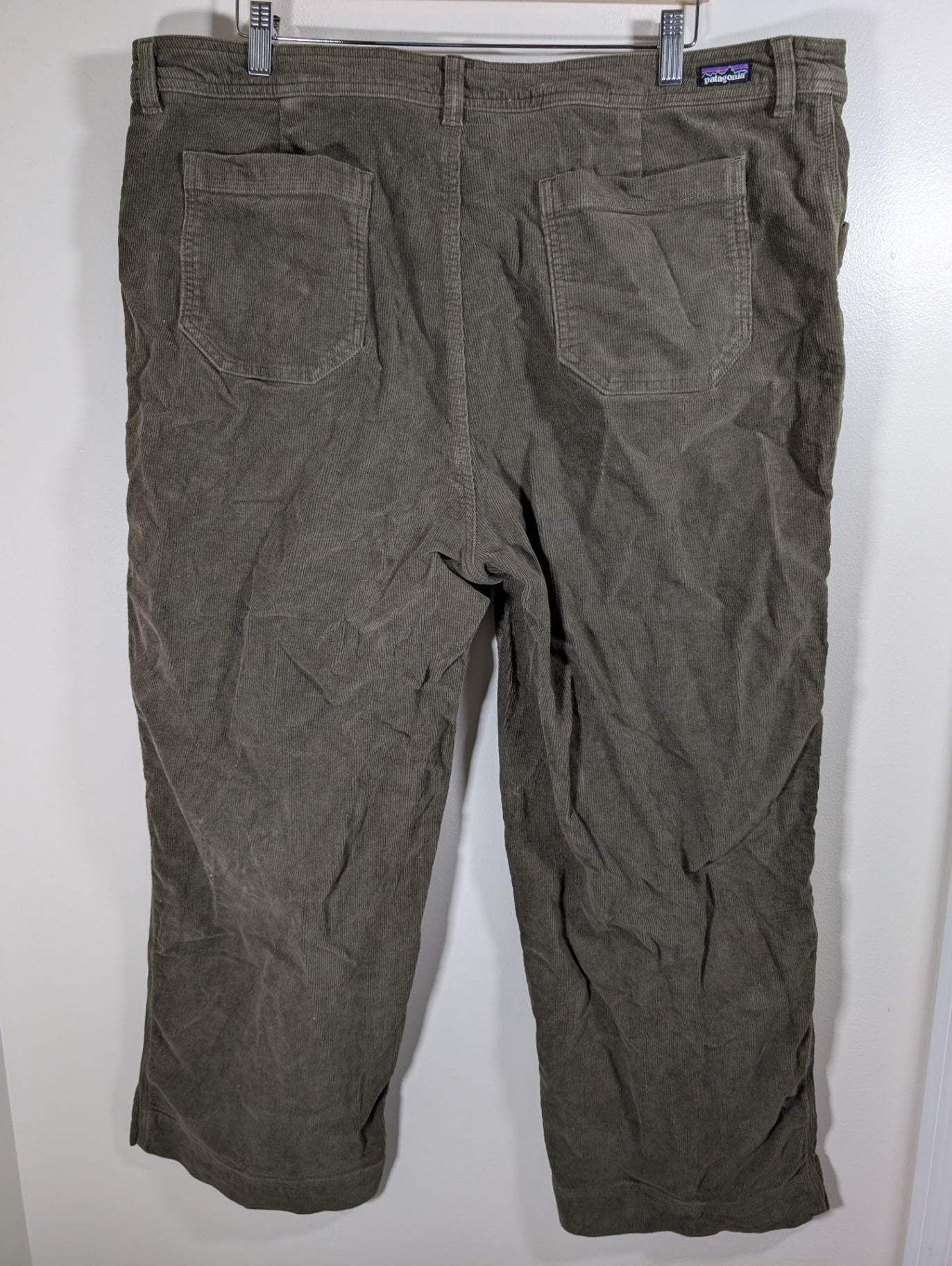 Patagonia green corduroy pants - SZ 22