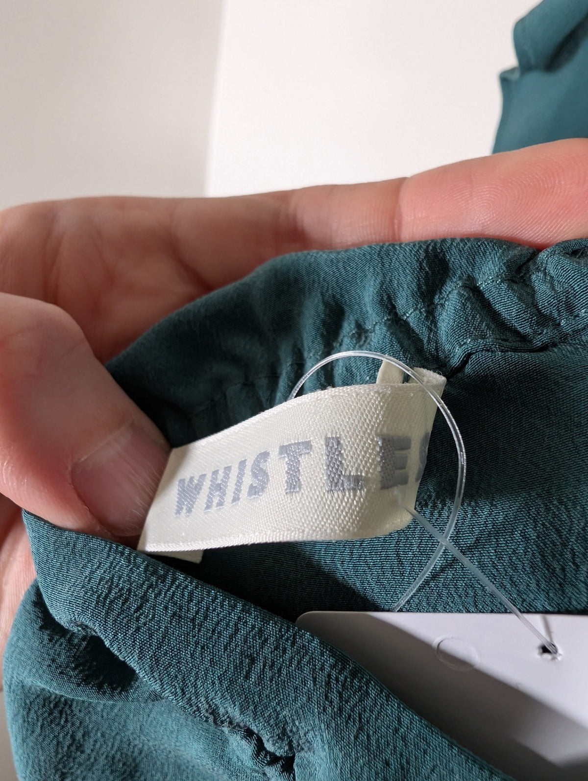 Whistles green dress - appears Small